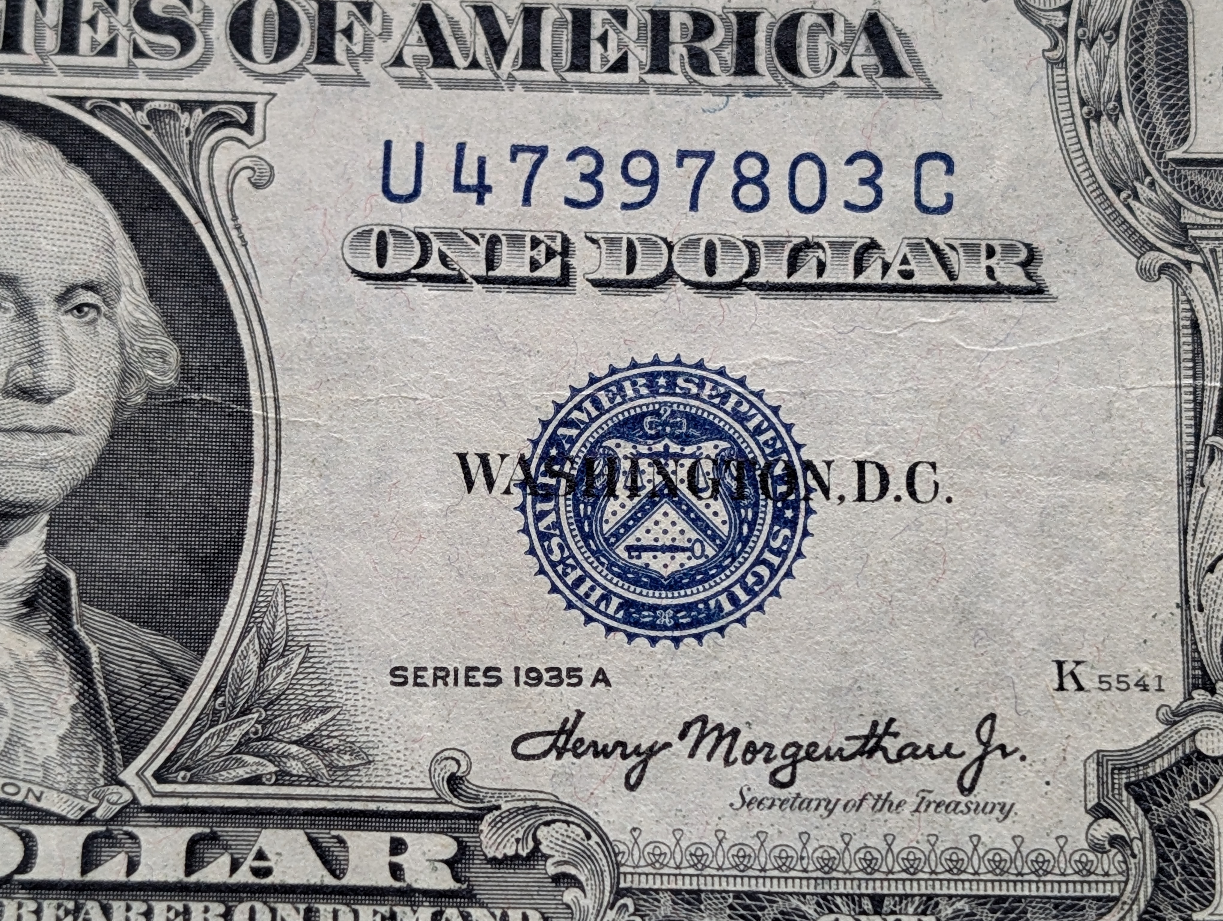1935-A Series United States $1 Silver Certificate