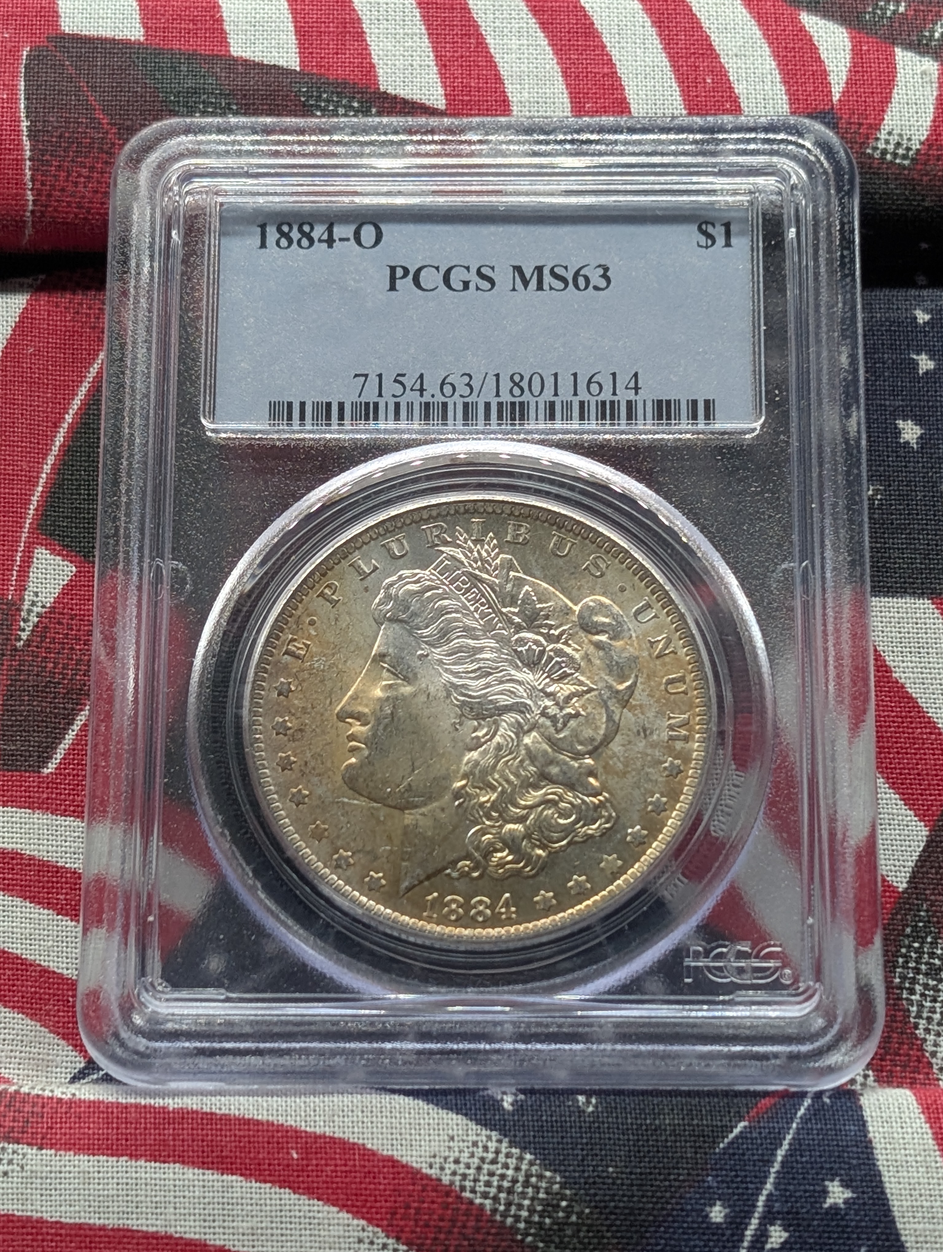 1884-O Morgan Silver Dollar PCGS MS63