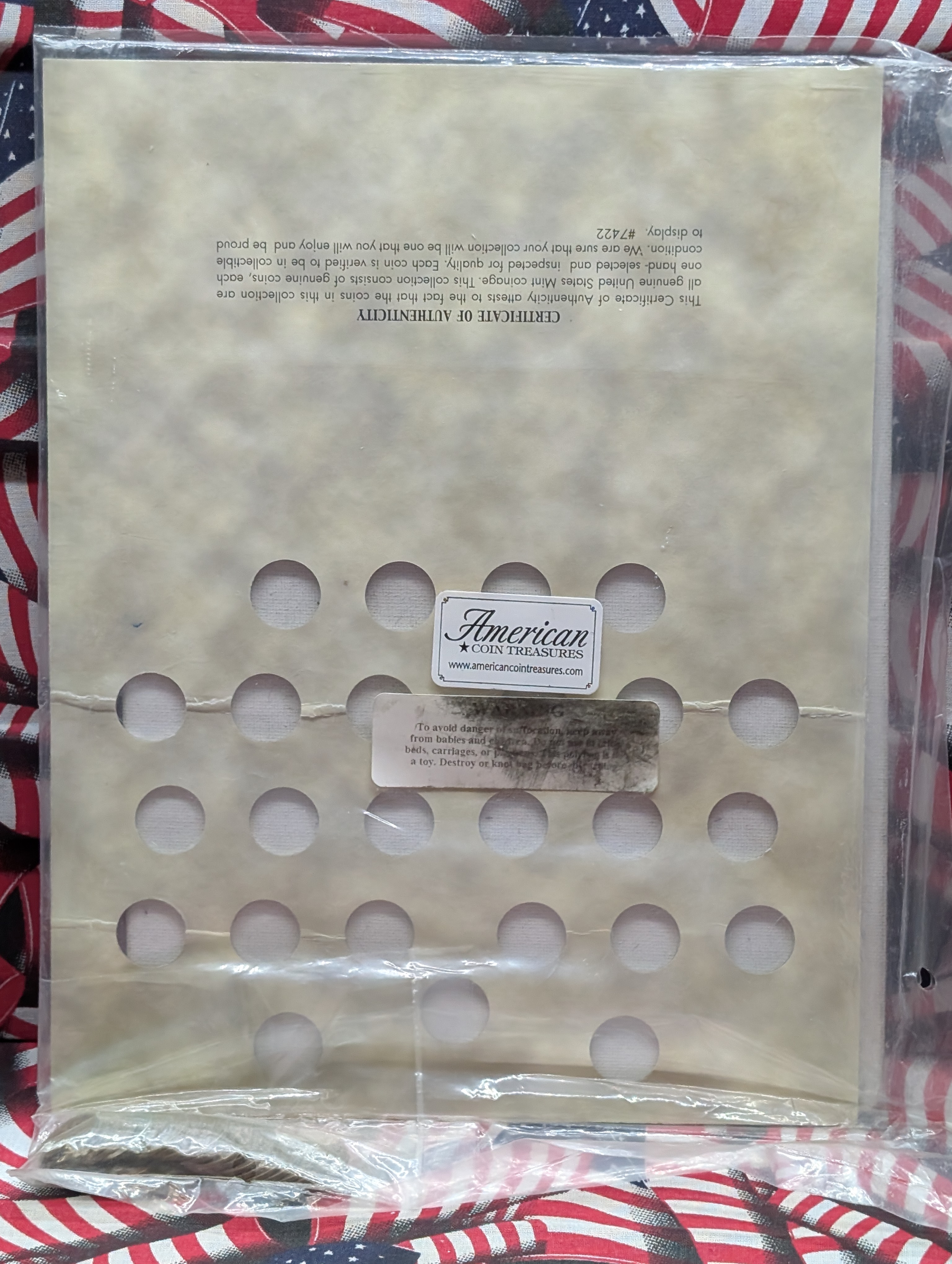 1934-1958 Lincoln Wheat Cents Cardboard Holder with 25 Coins