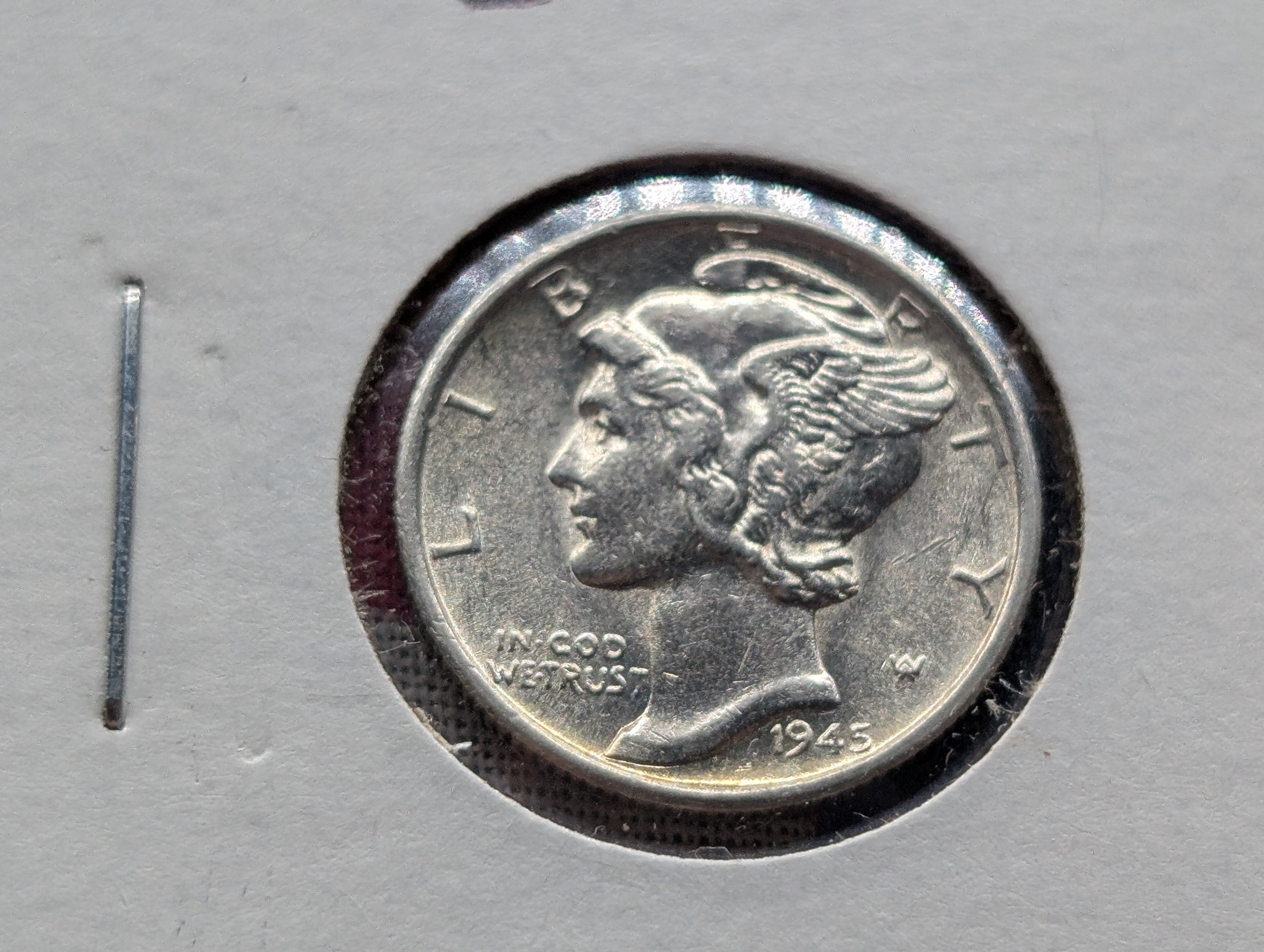 1945-S Mercury 90% Silver Dime