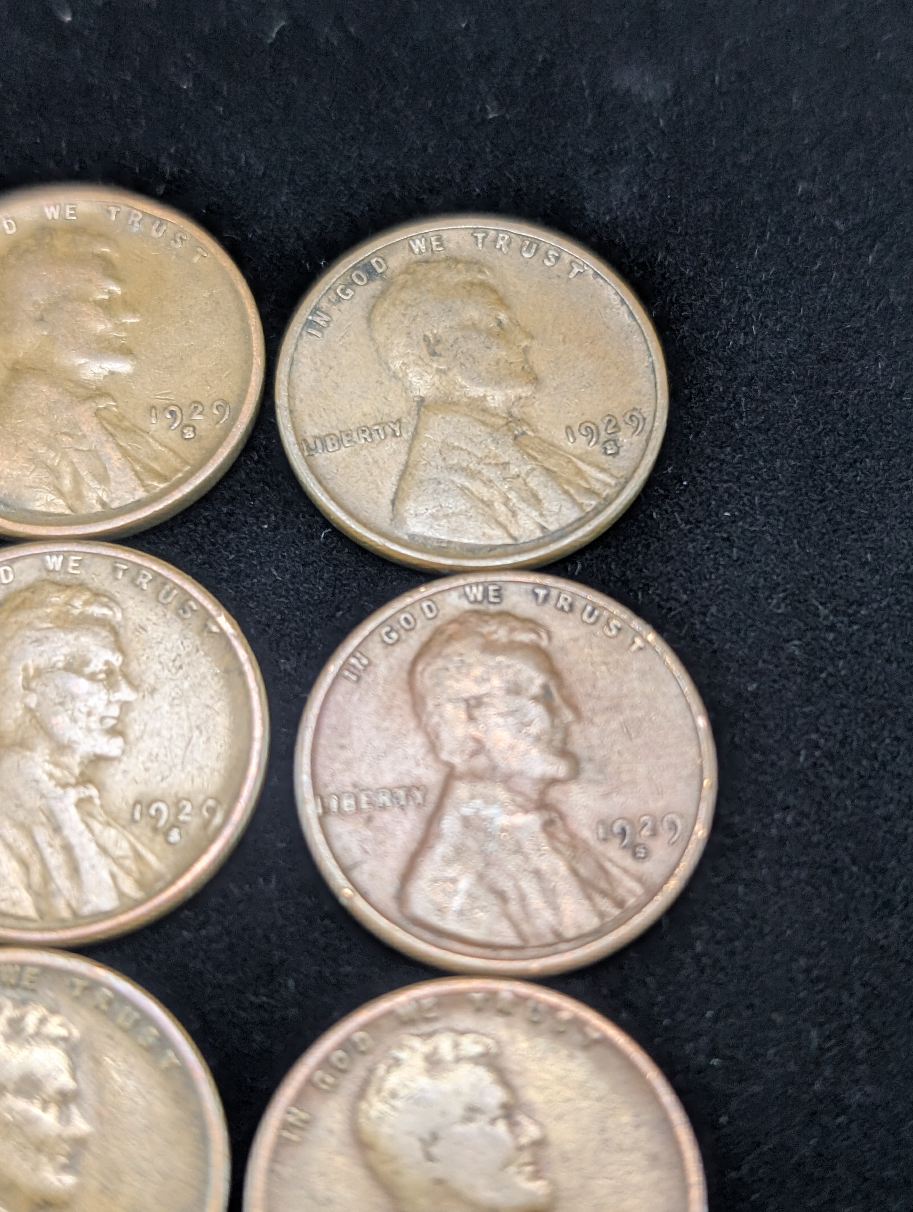 (20) 1929-S Lincoln Wheat Cents