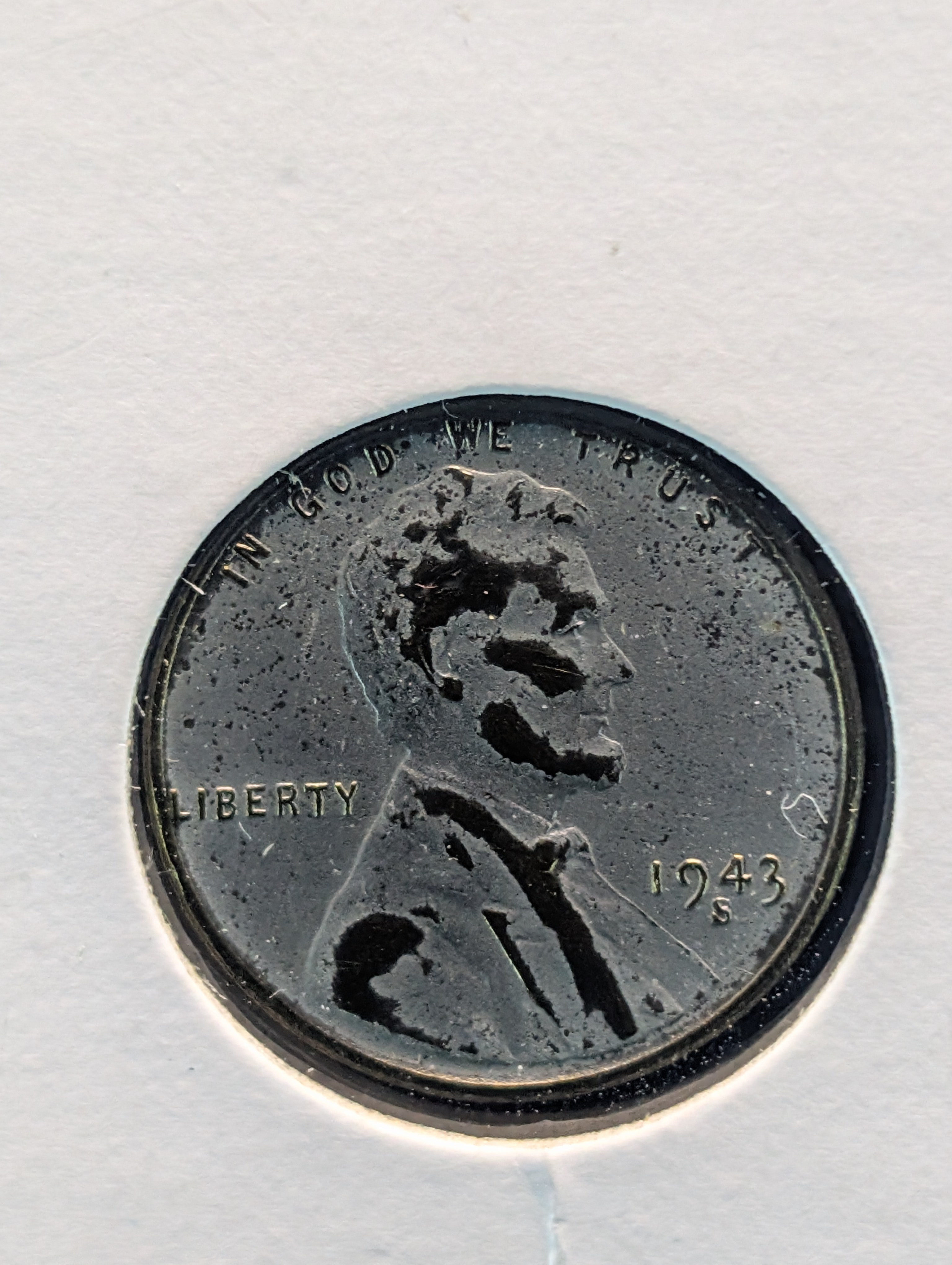 1943-P, D, & S Steel Lincoln Wheat Cents