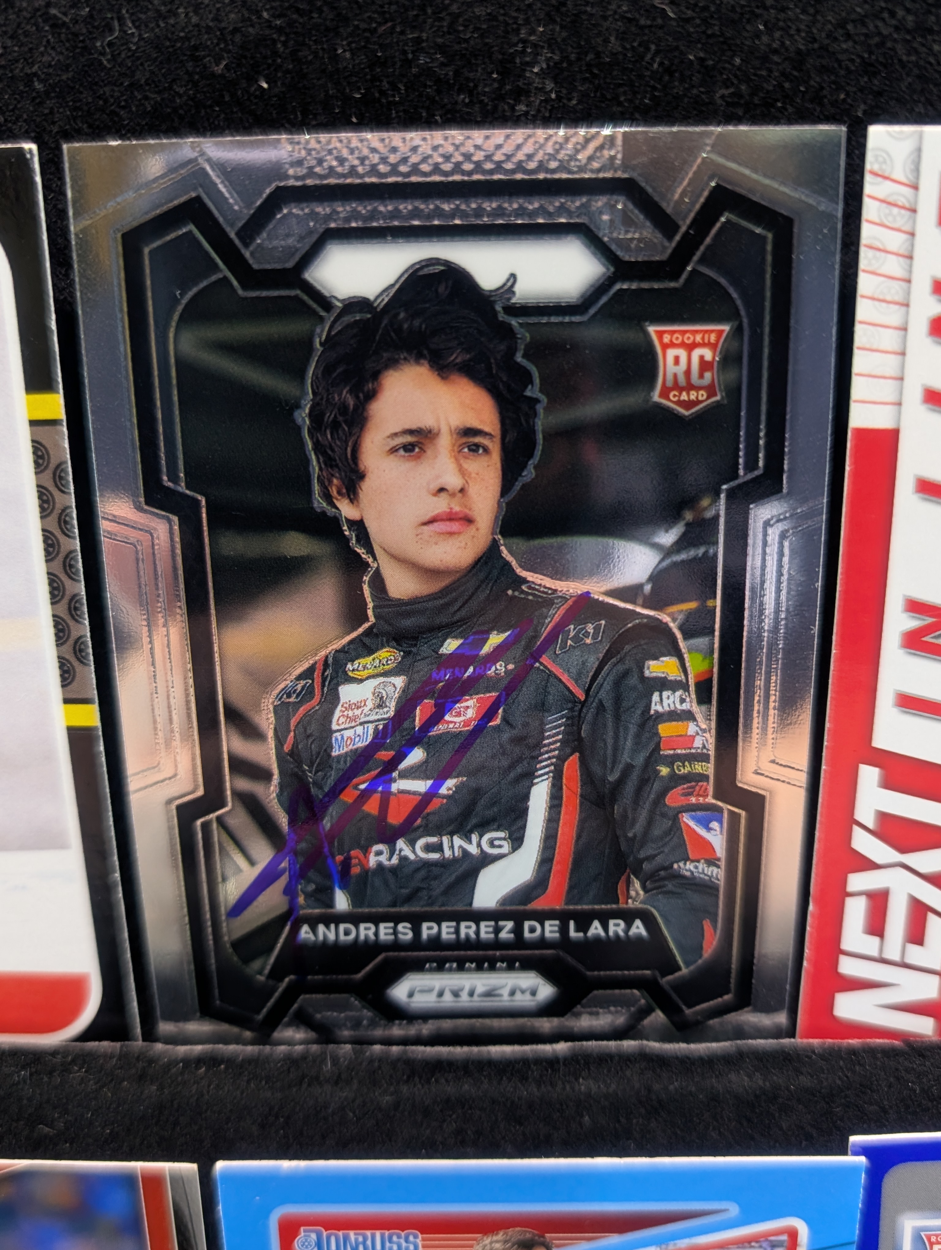 (8) Racing In Person Autographed Cards - Ryan Sieg, Gray Gaulding, David Starr - No COAs