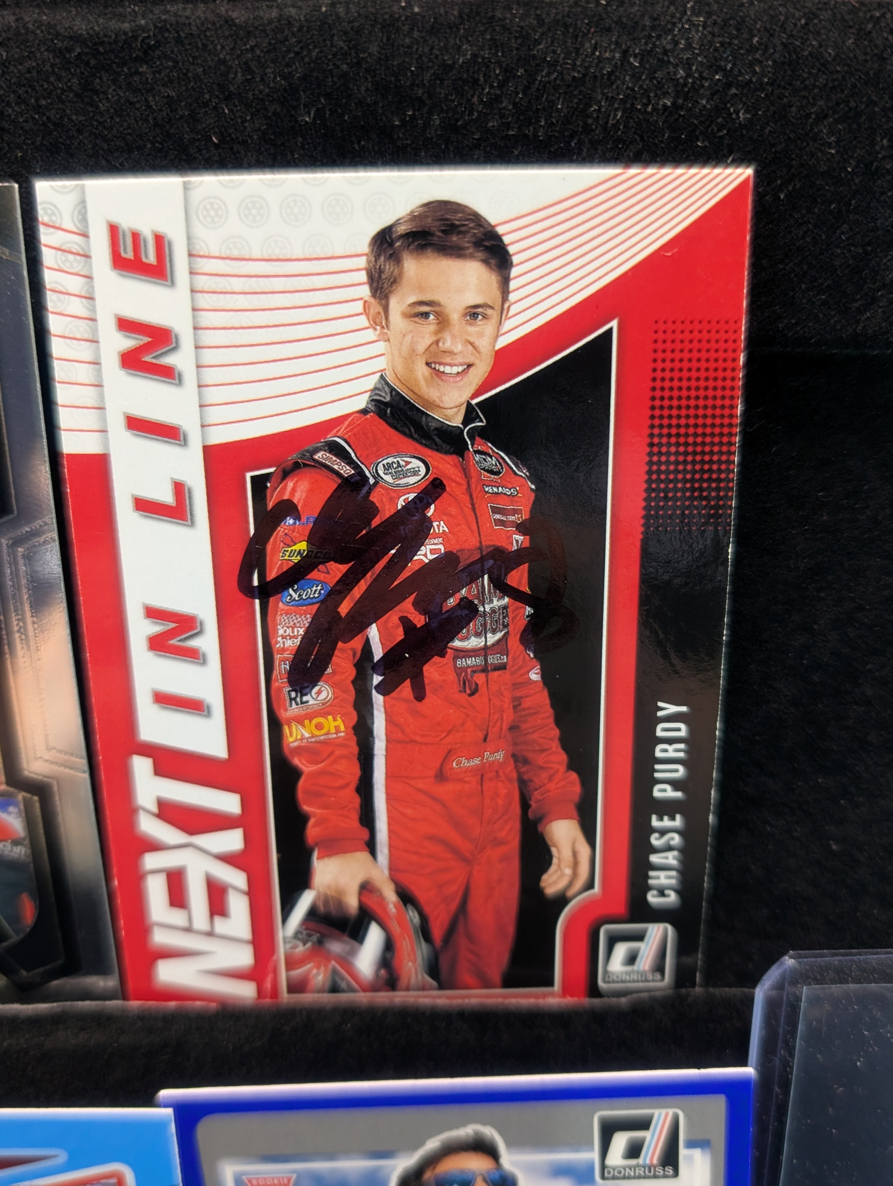 (8) Racing In Person Autographed Cards - Ryan Sieg, Gray Gaulding, David Starr - No COAs