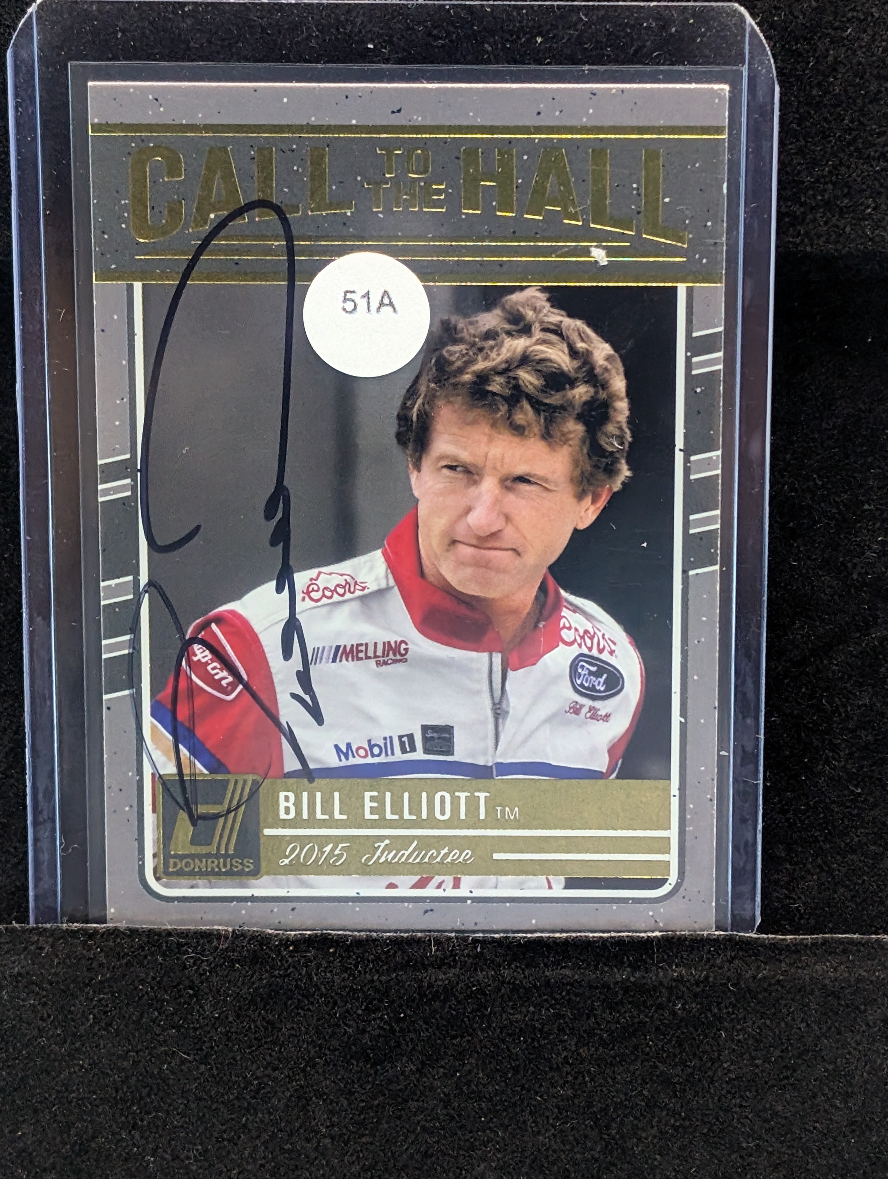 2017 Panini Donruss Racing Bill Elliott Call To The Hall In Person Autograph #CALL-6 - No COA