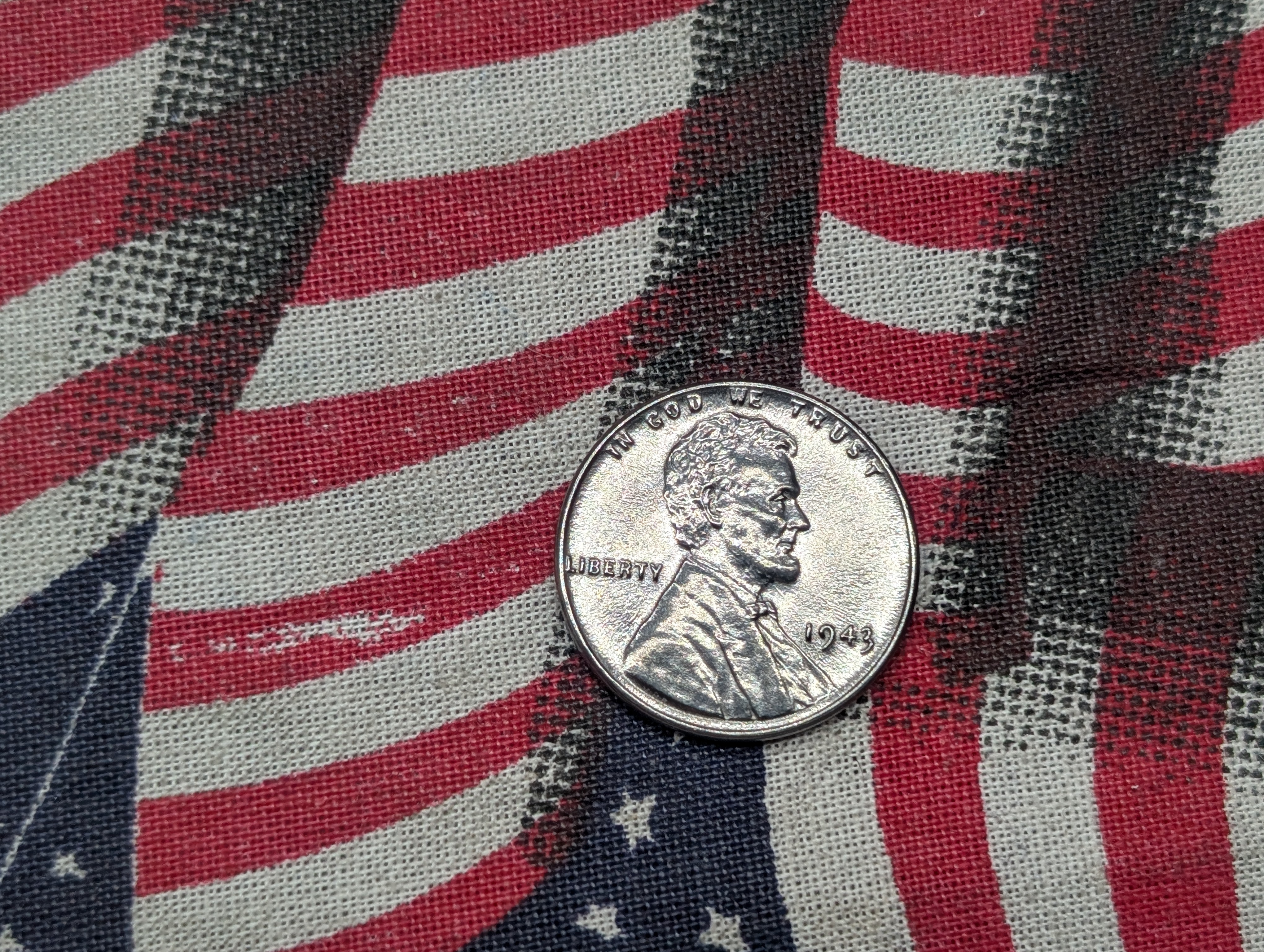 1943-P Lincoln Steel Wheat Cent
