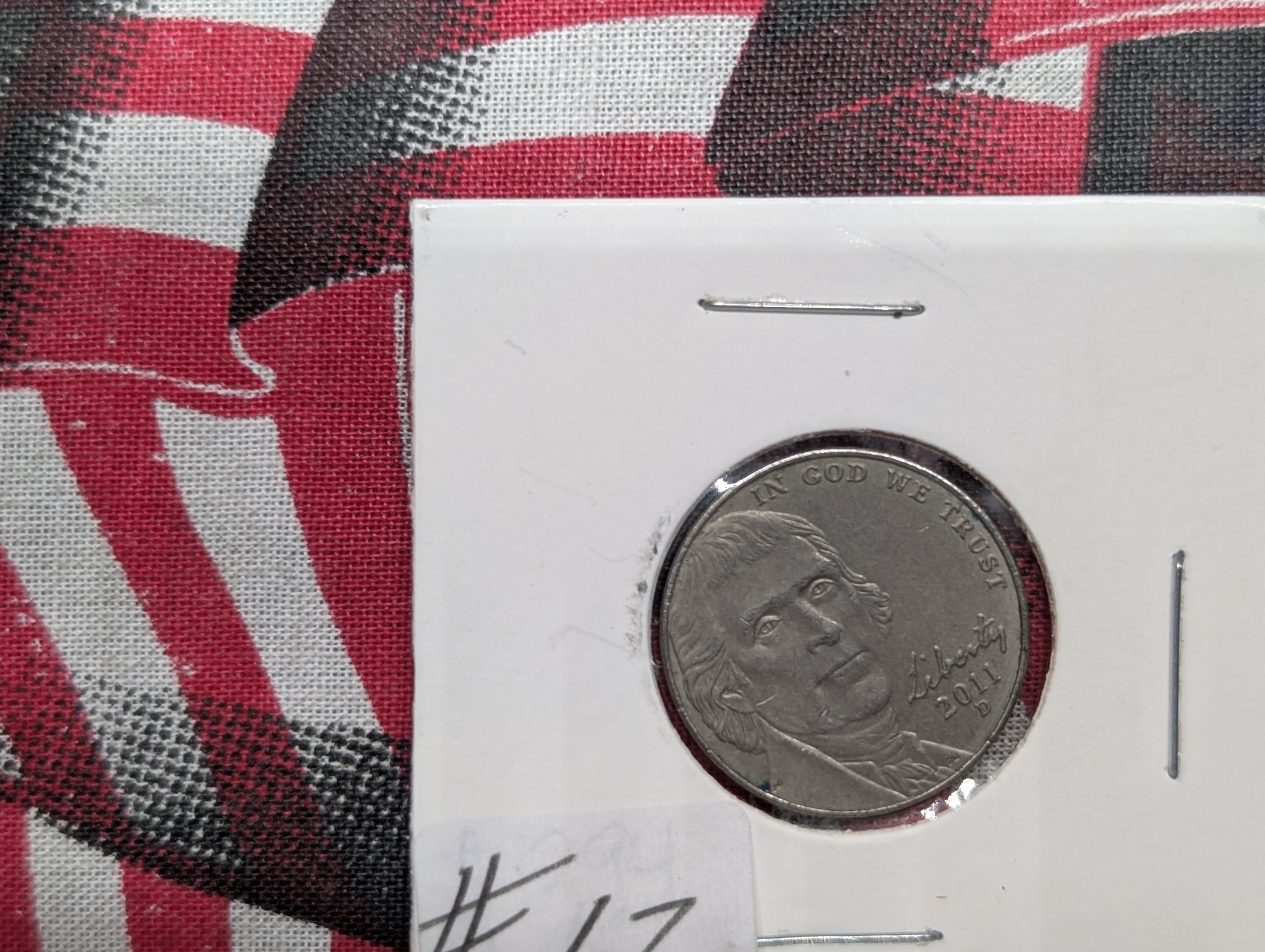 (5) Jefferson Nickels, 2011-D Annealing Error- Missing Clad Layer?, 4 Coins Full Steps