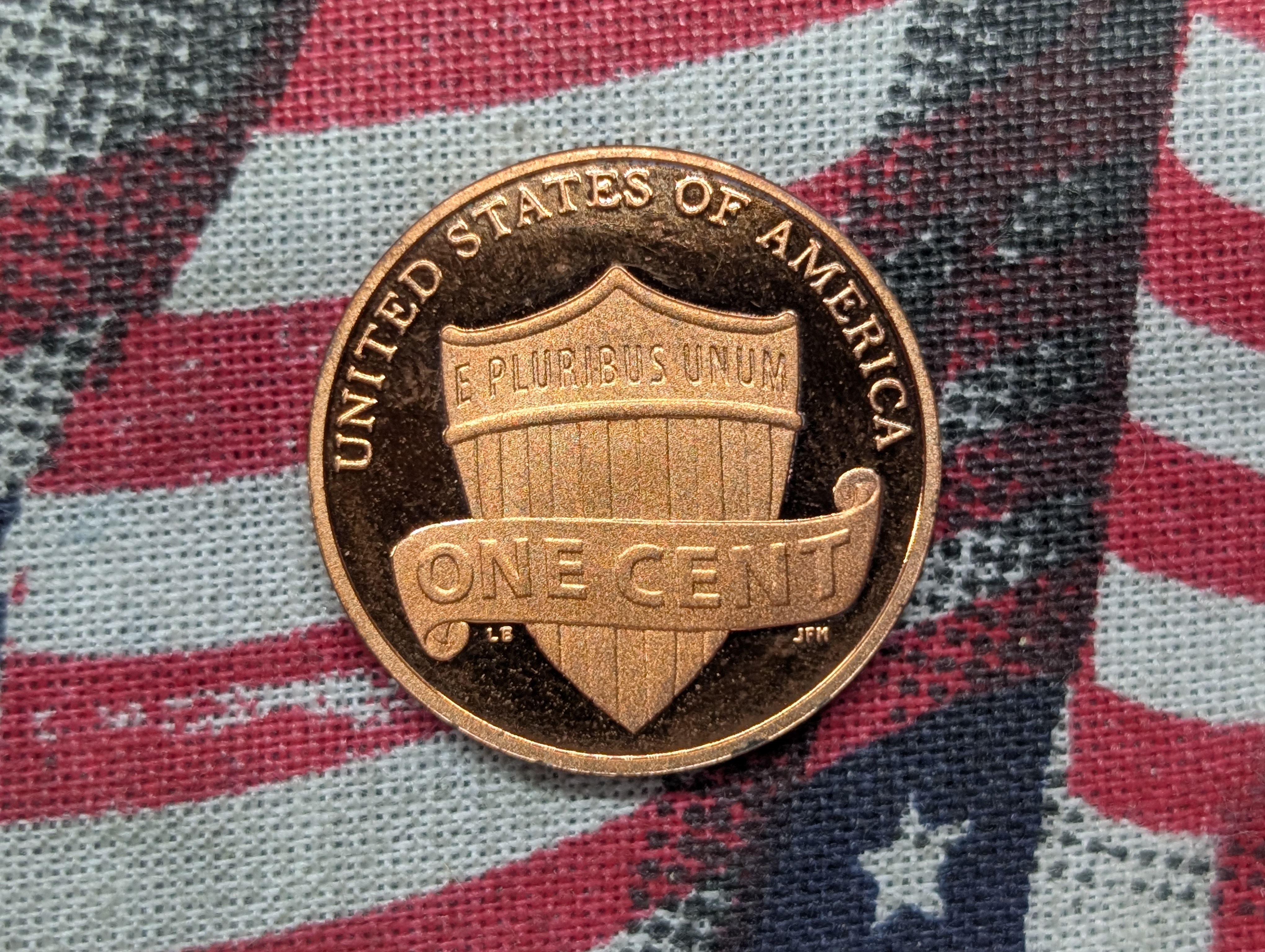 2010-S Lincoln Cent Proof, Struck Through Proof- PVC Residue