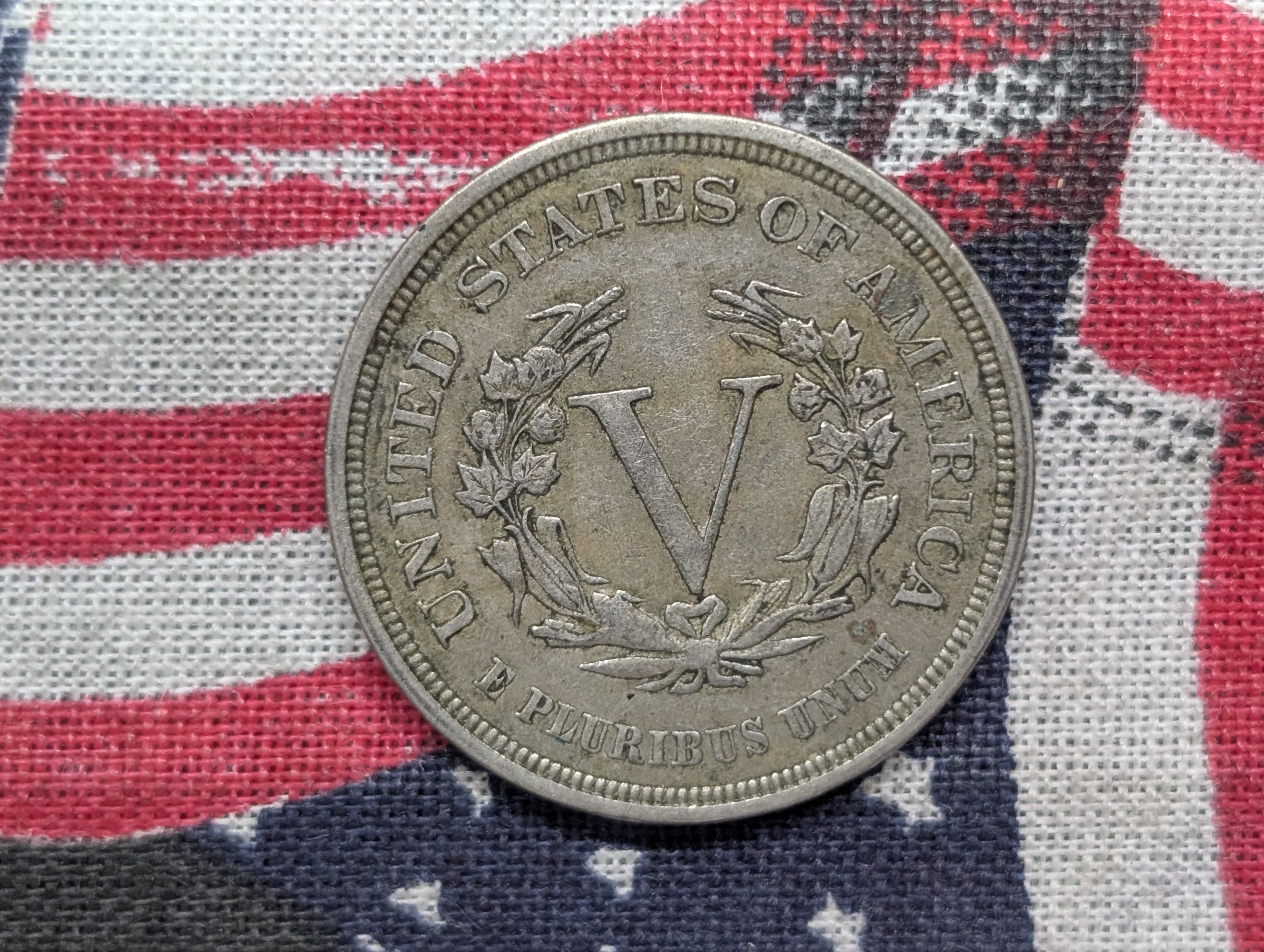 1883 Liberty Head V Nickel - No Cents