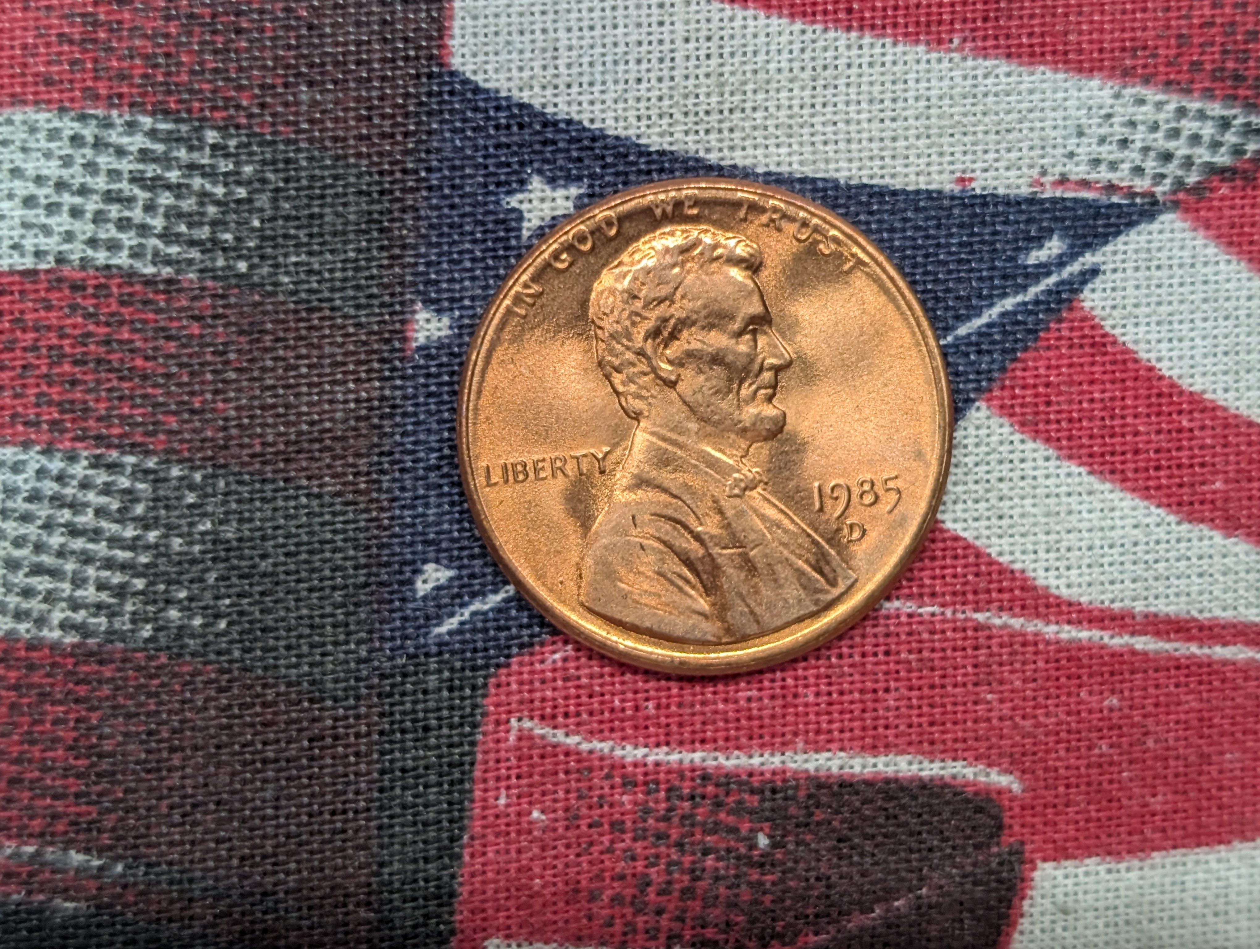 (3) Modern Dimes all FB and 1985-D Cent RD