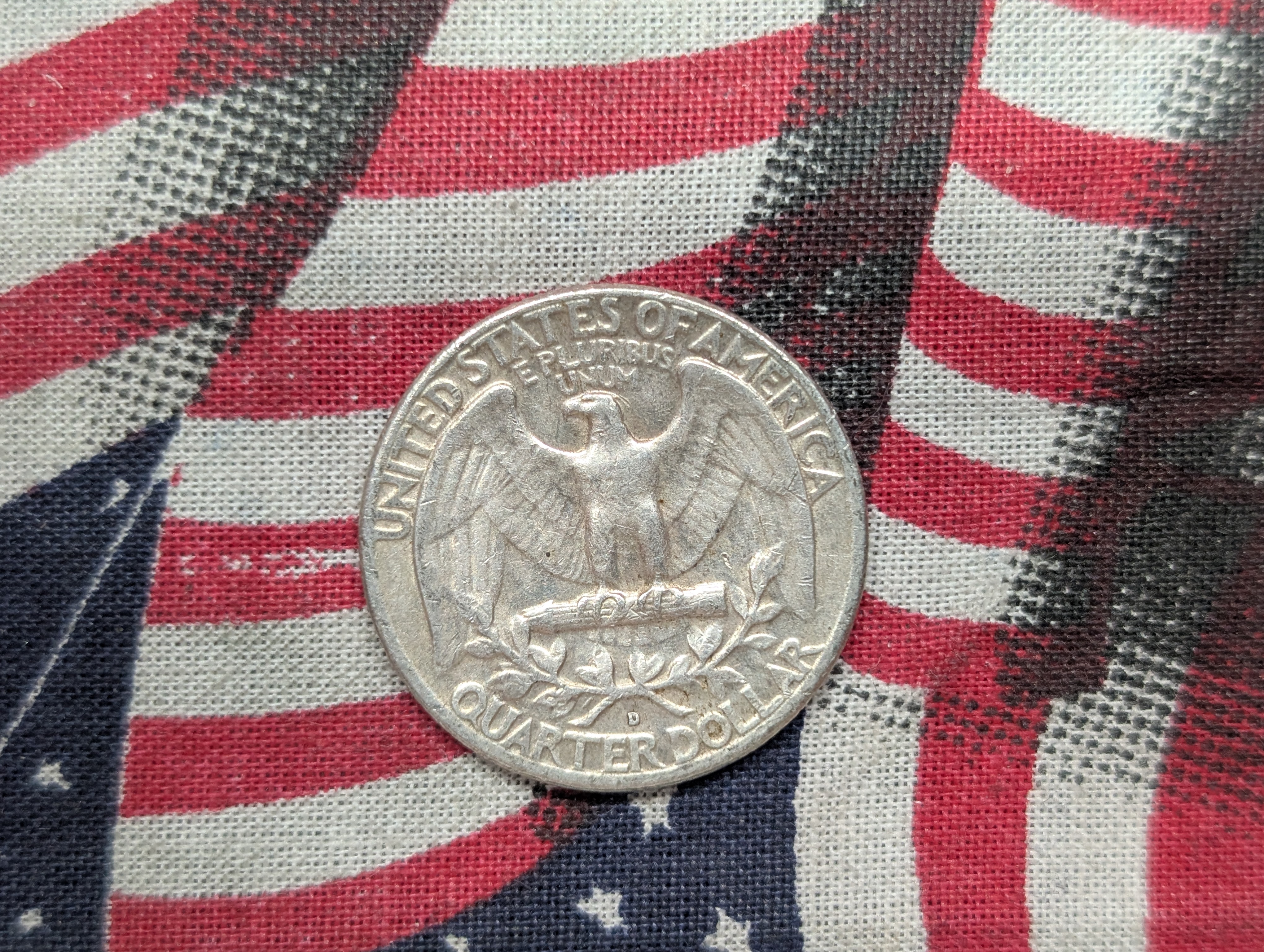 1962-D 90% Silver Washington Quarter