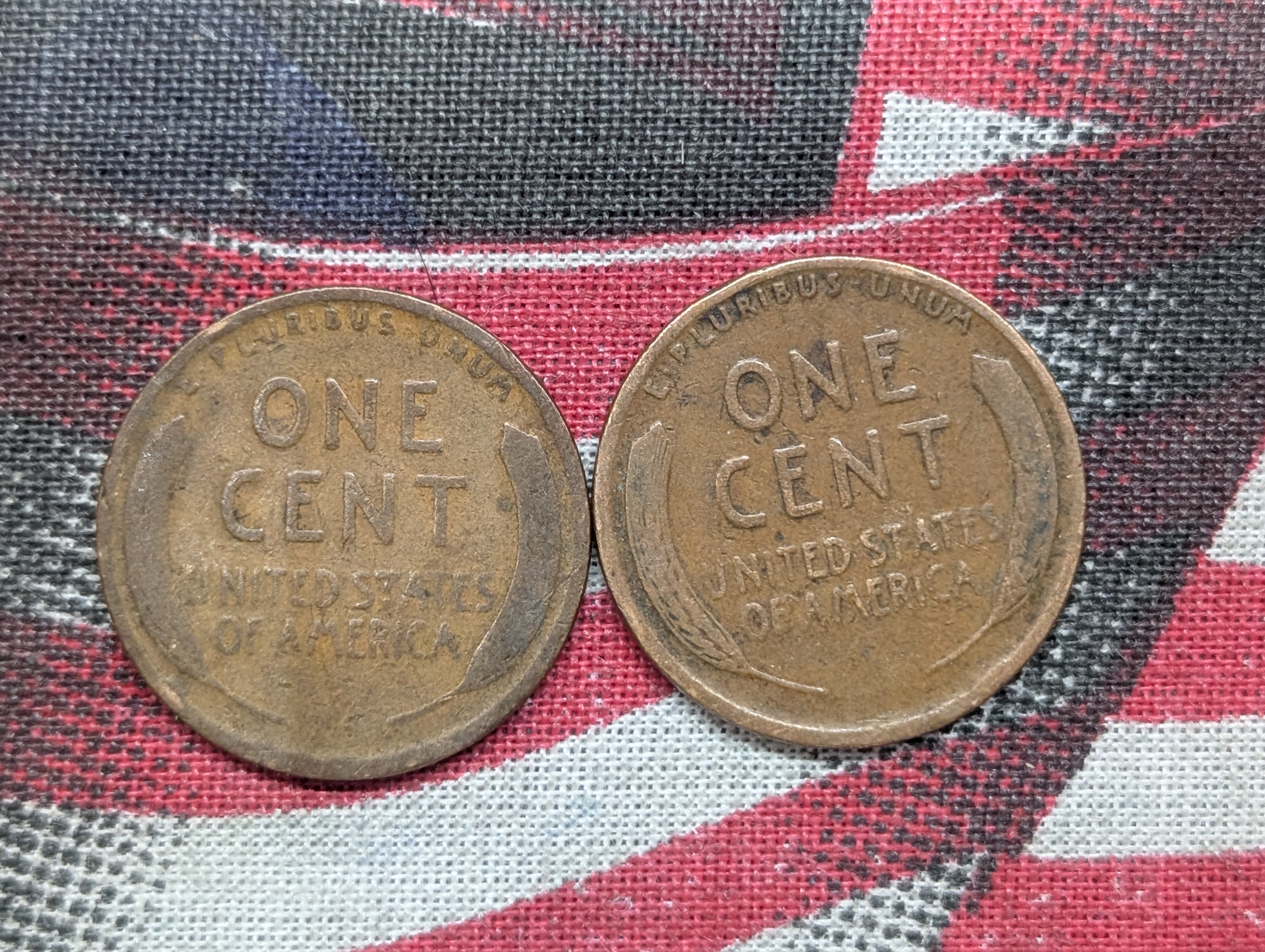 1916-P and 1918-P Lincoln Wheat Cents