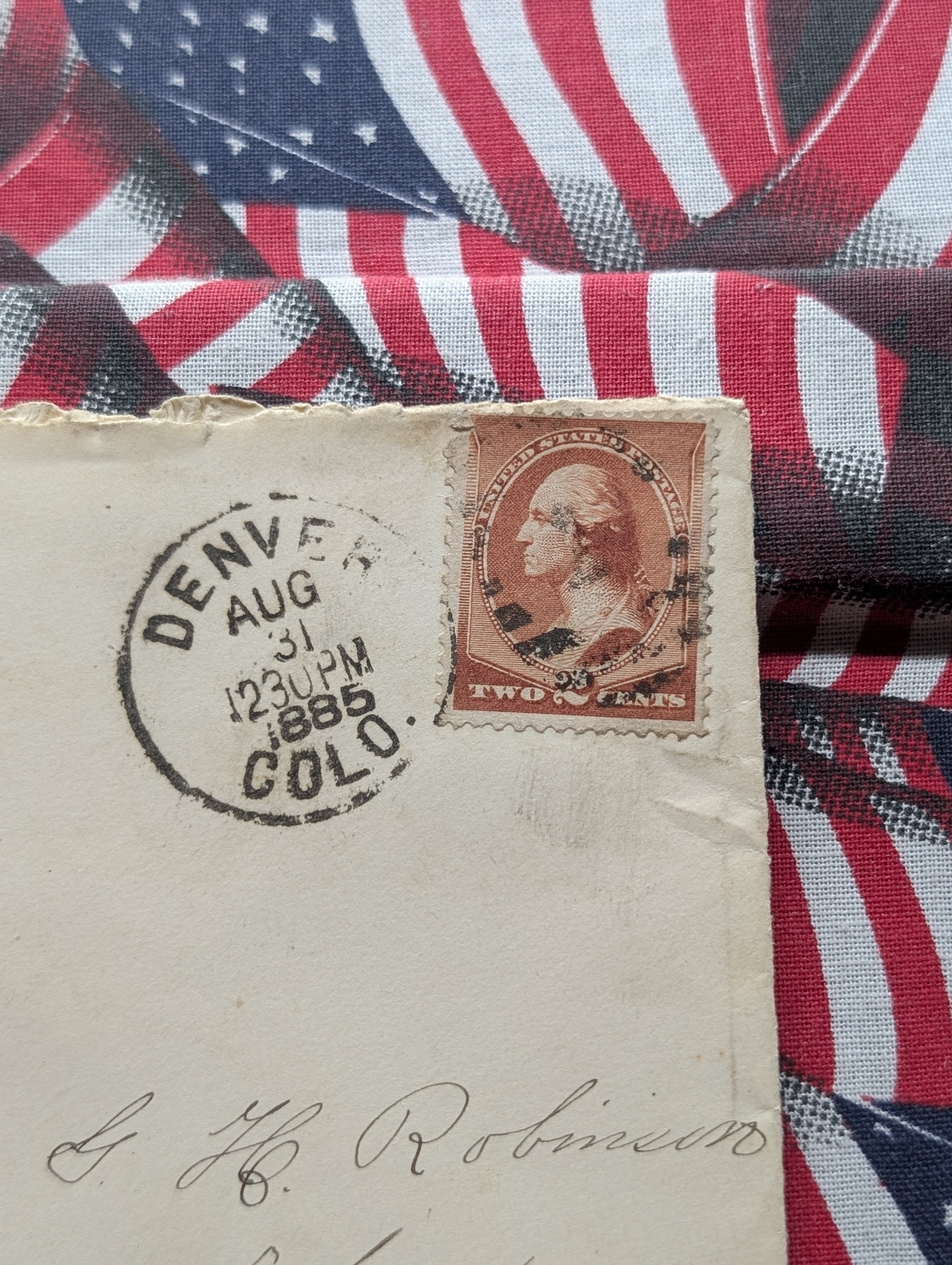 Posted Envelope c/o Electric Light Co Denver and Aspen Co