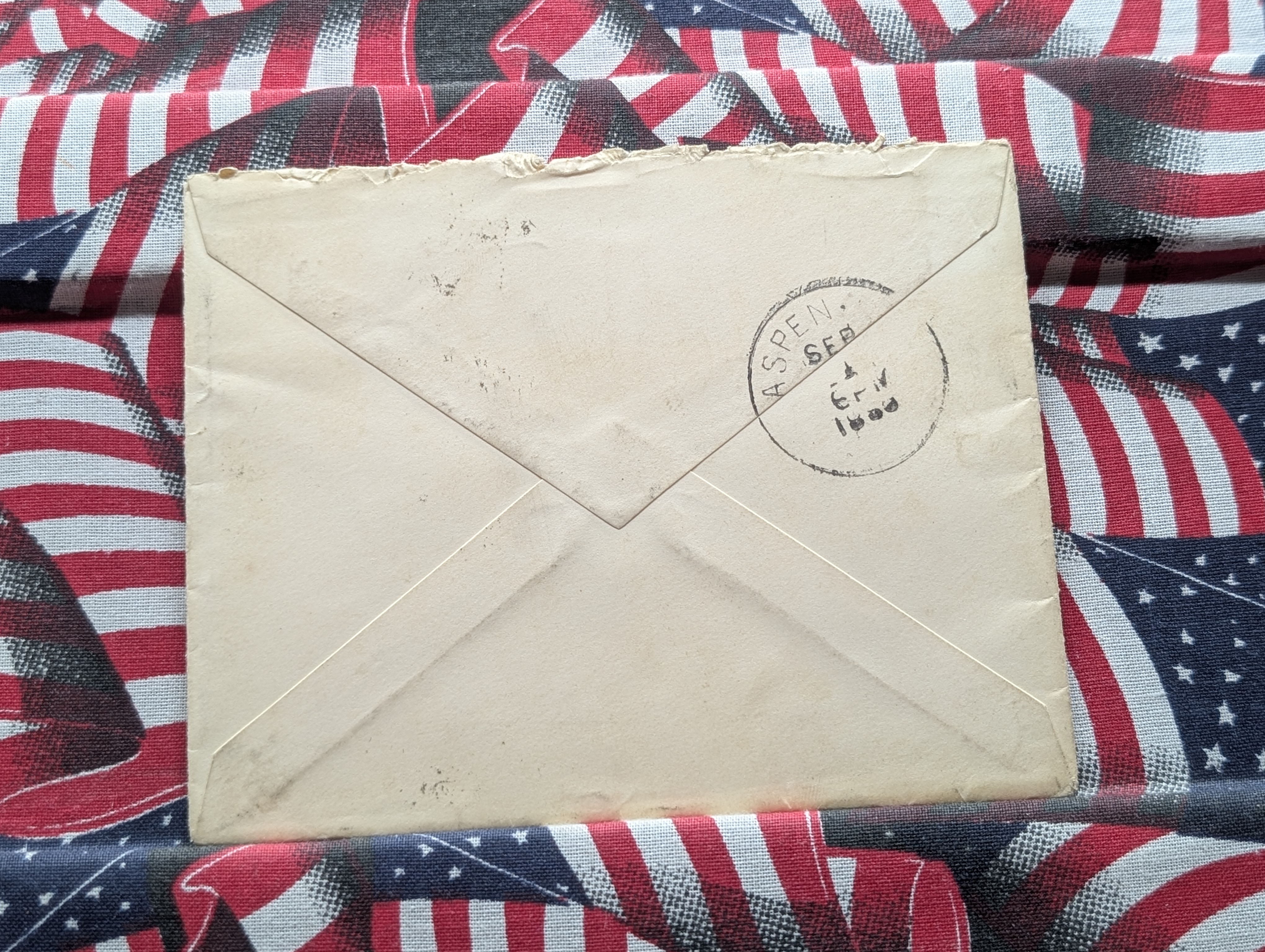 Posted Envelope c/o Electric Light Co Denver and Aspen Co
