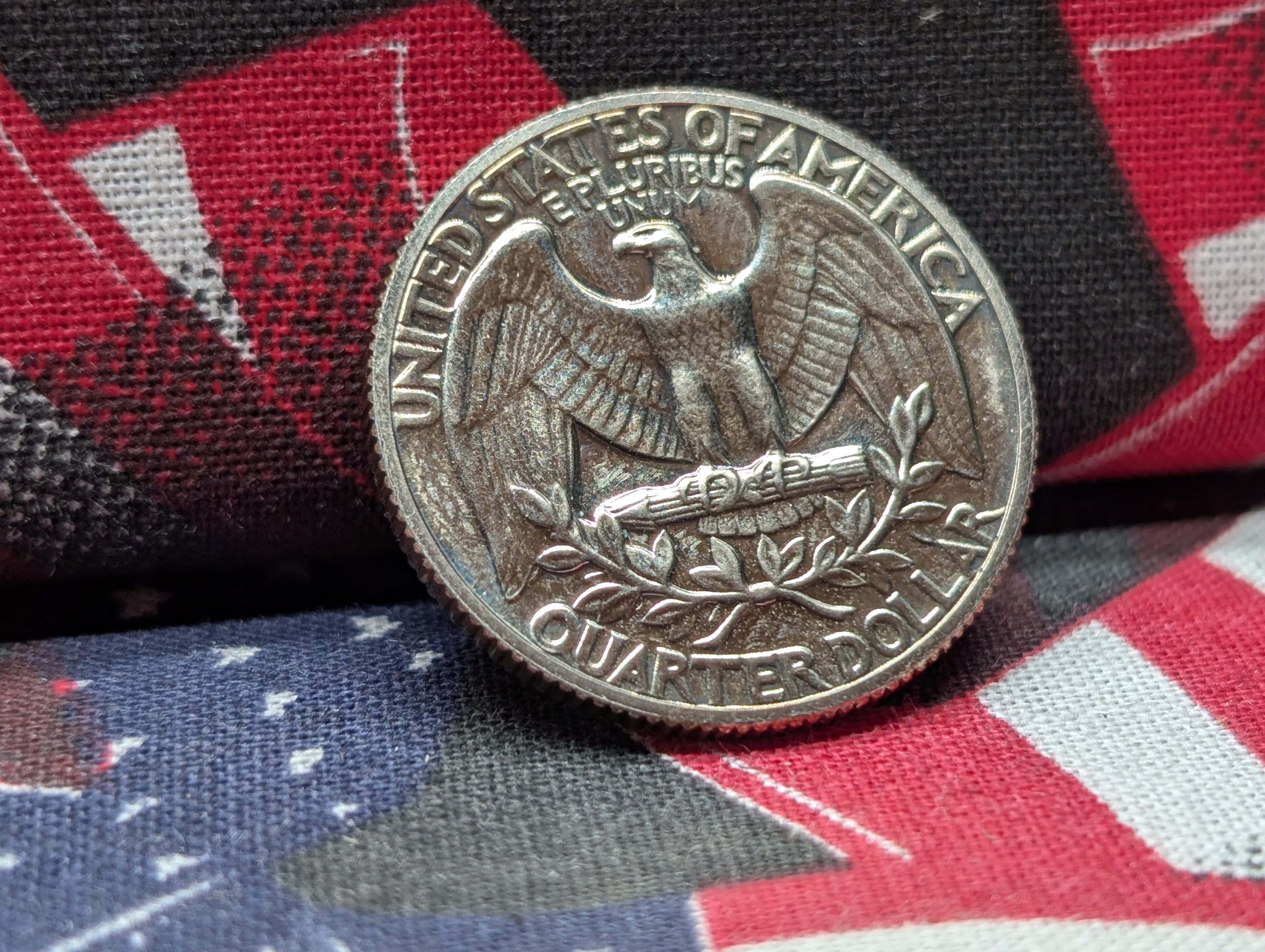 1968-S Proof Washington Quarter TYPE C Reverse