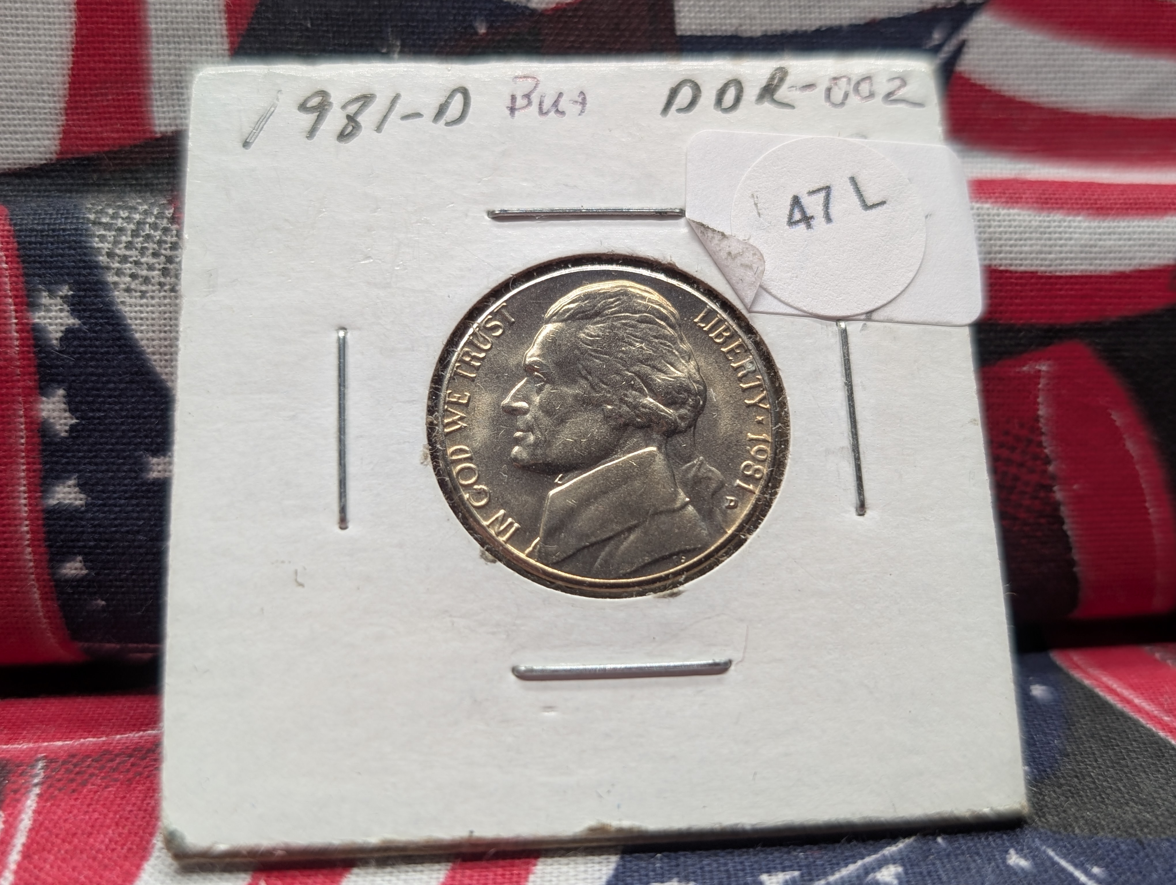 1981-D Jefferson Nickel DDR, Rare