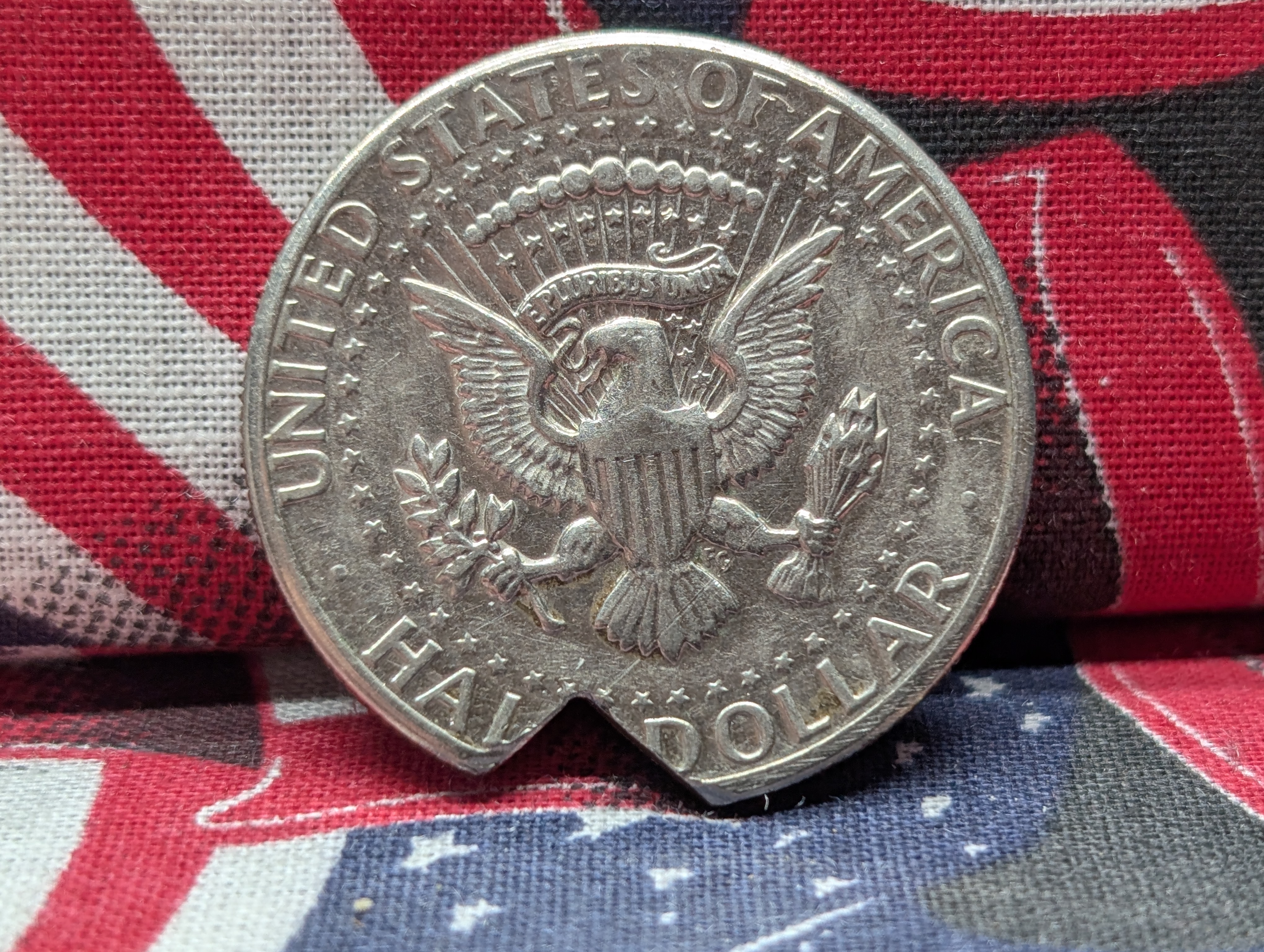 1971-D Kennedy Half Dollar - Corner Clip
