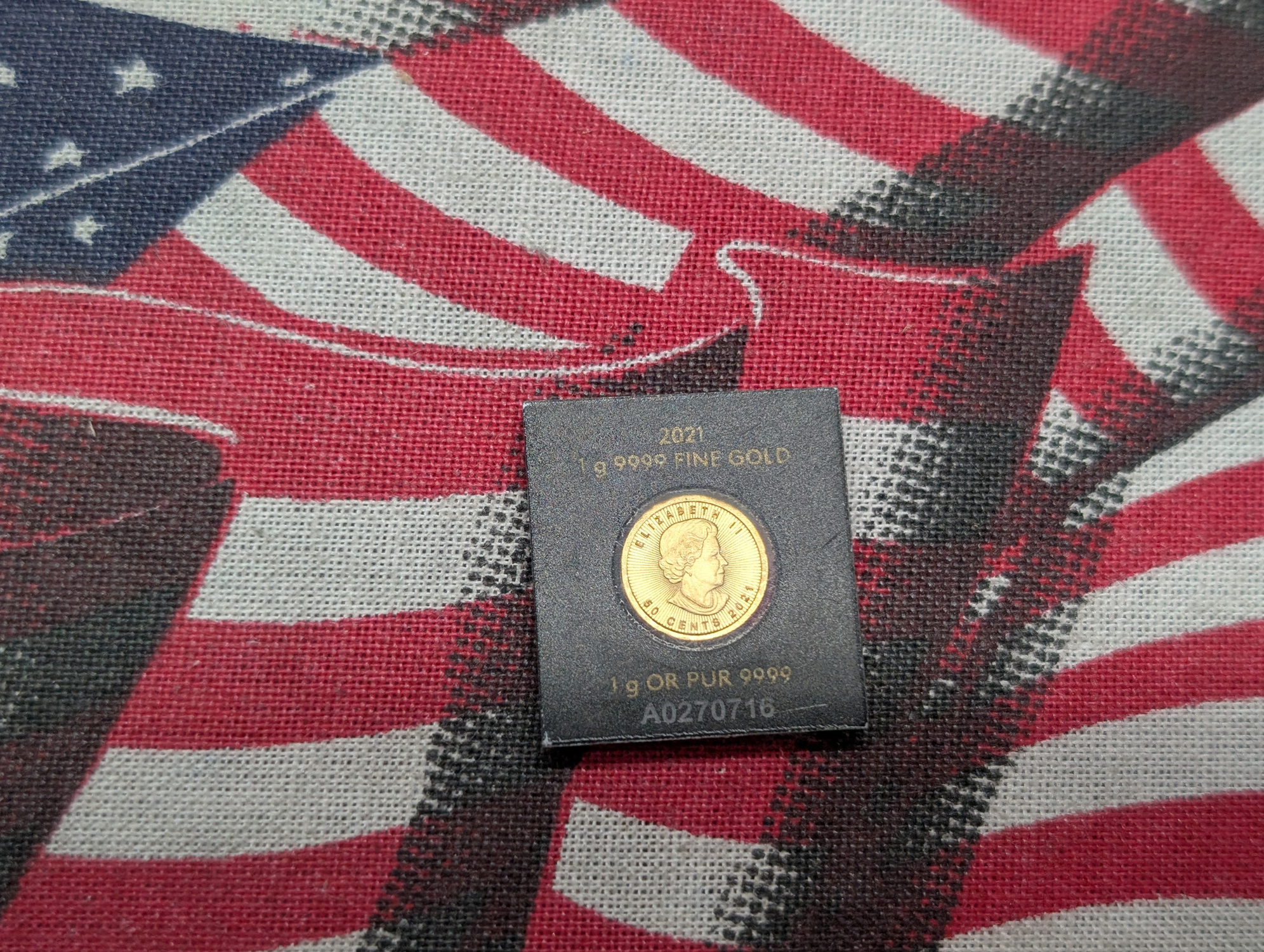 2021 Royal Canadian Mint 1 Gram Maple Leaf, .9999 Fine Gold - In OGP