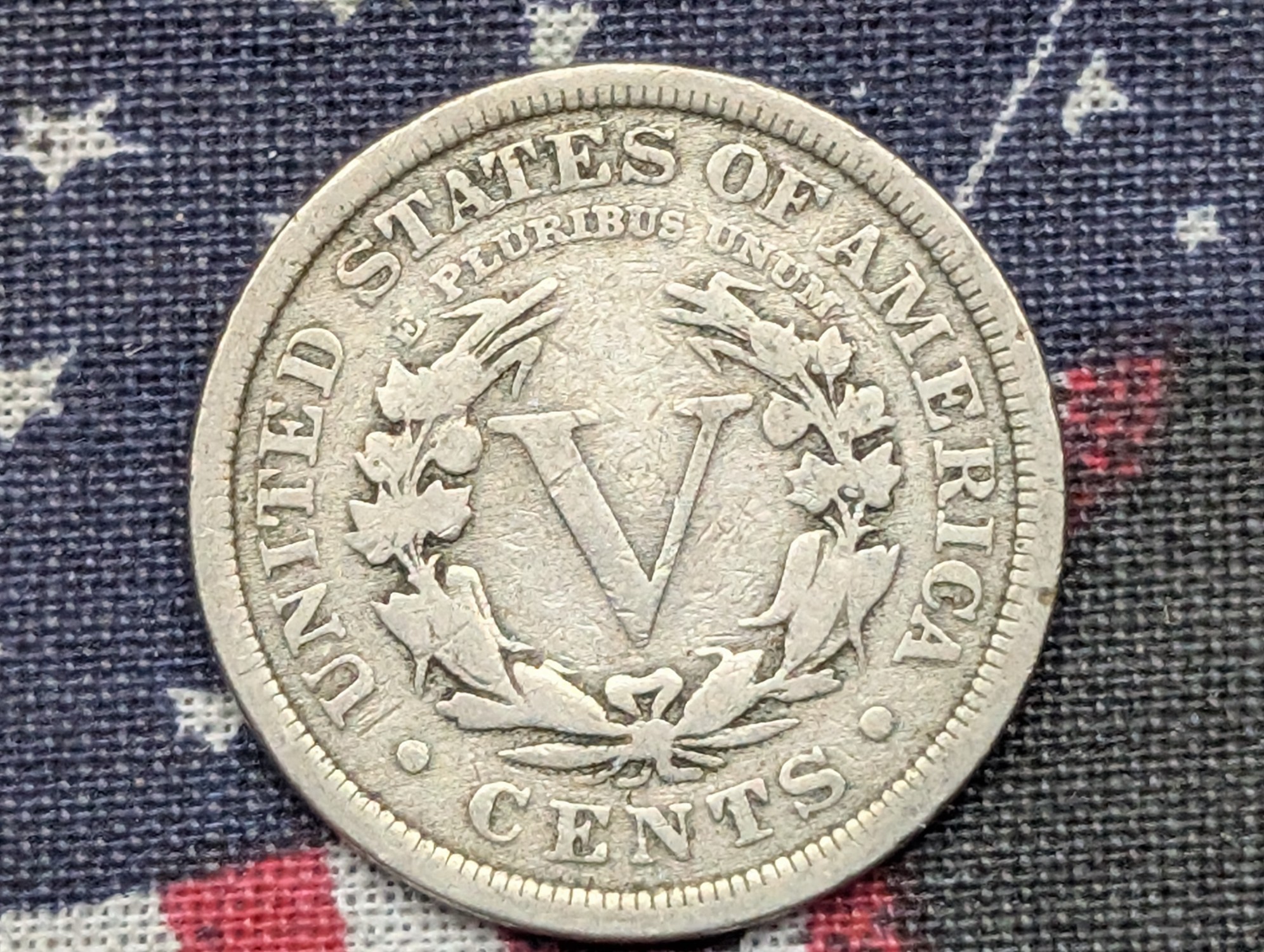 1907 Liberty Head V Nickel - 119 Years Old!