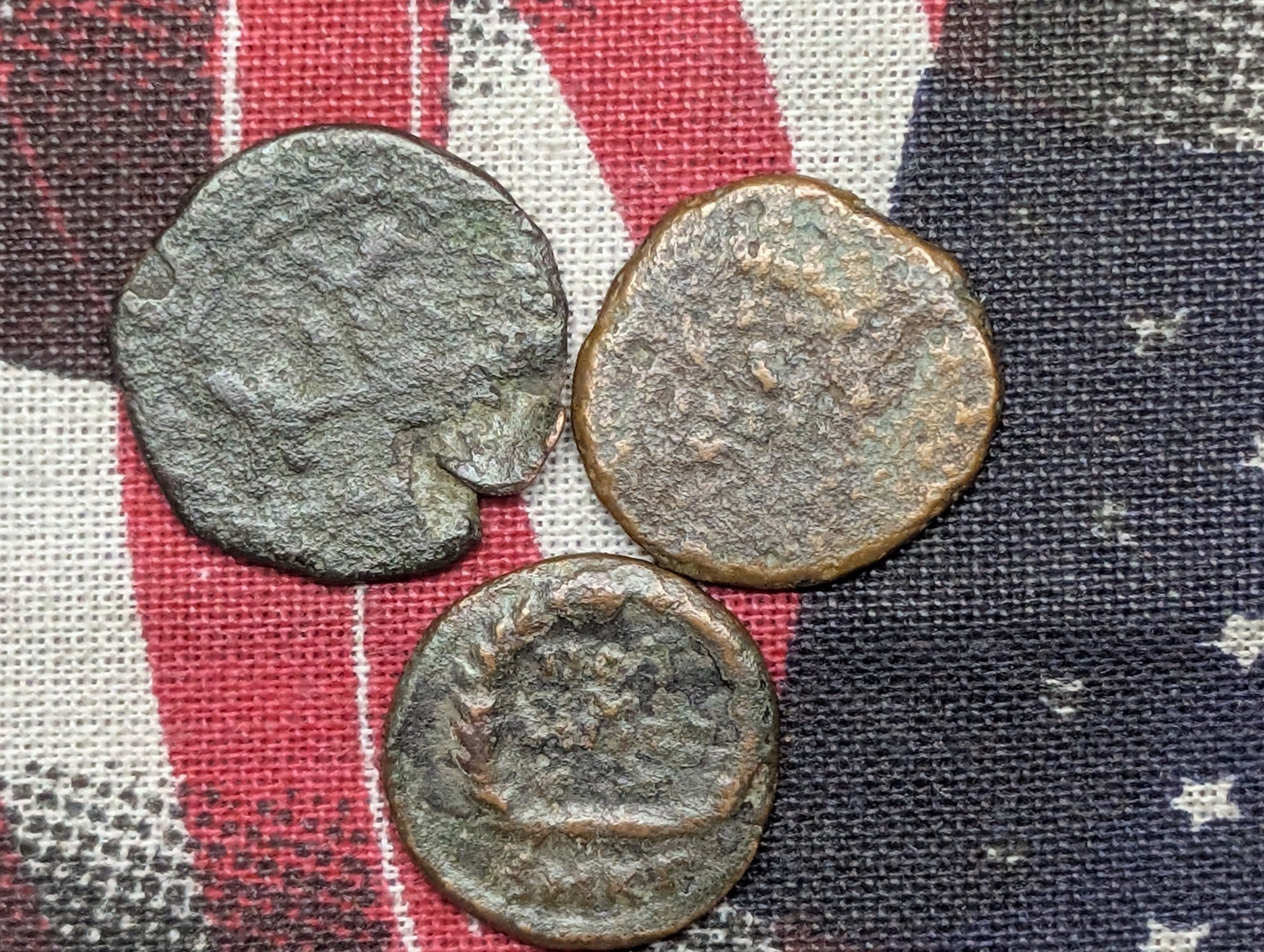 (3) 367-375 AD Ancient Roman Coins, Over 1,600 years old!