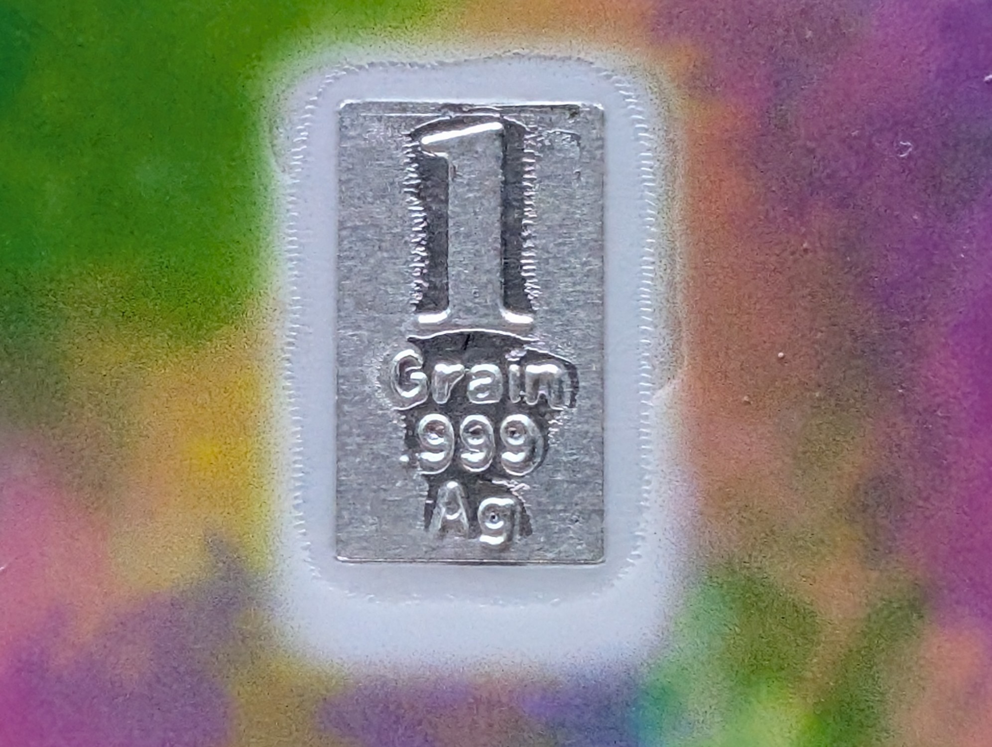 .999 Silver, 1 Grain, Benchmark Strategic Metals Wealth You Can Hold - Sealed!