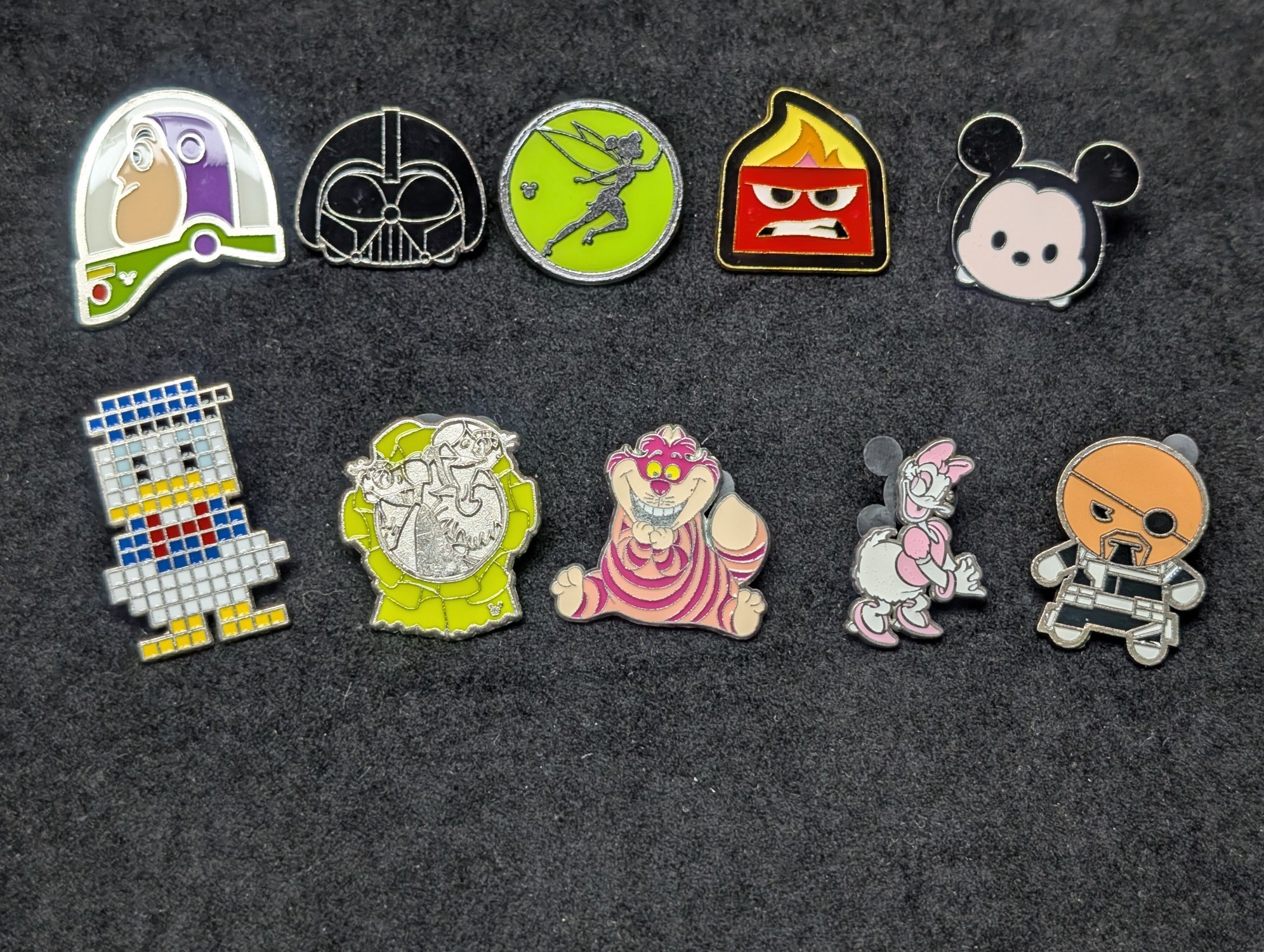(10) Assorted Disney Pins, $12-20 Dollars Each at Disneyland