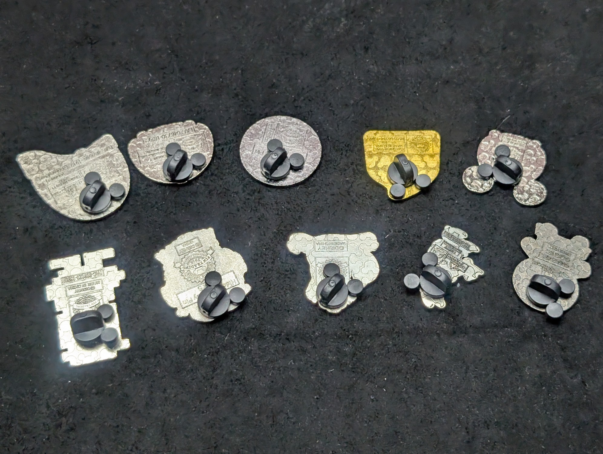 (10) Assorted Disney Pins, $12-20 Dollars Each at Disneyland