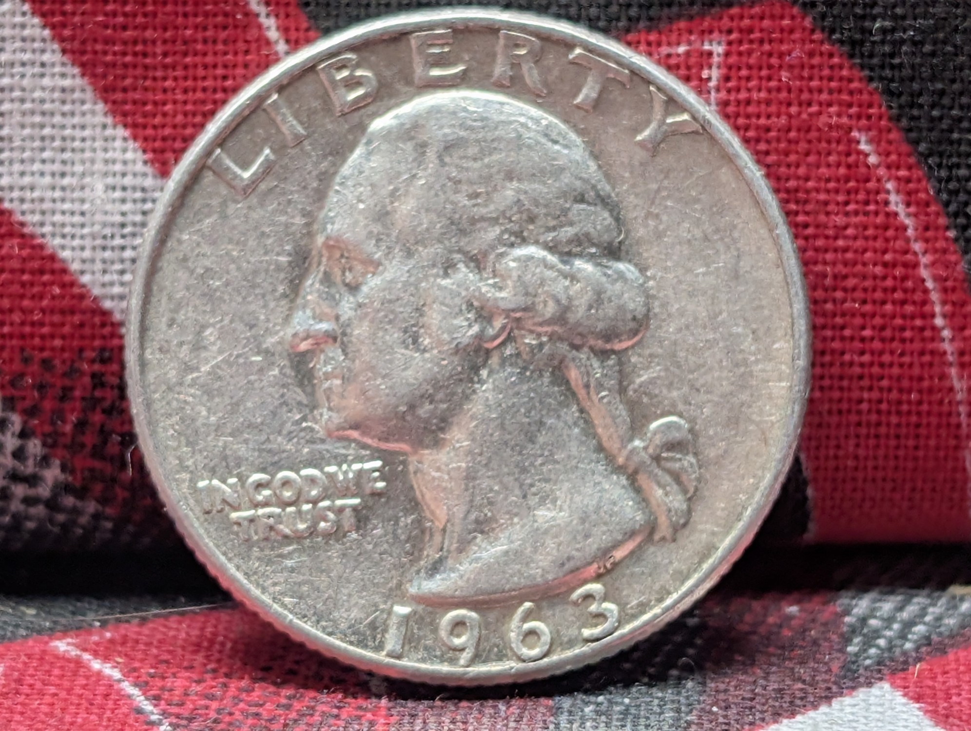 1963-D Washington Quarter, 63 Years old, 90% Silver
