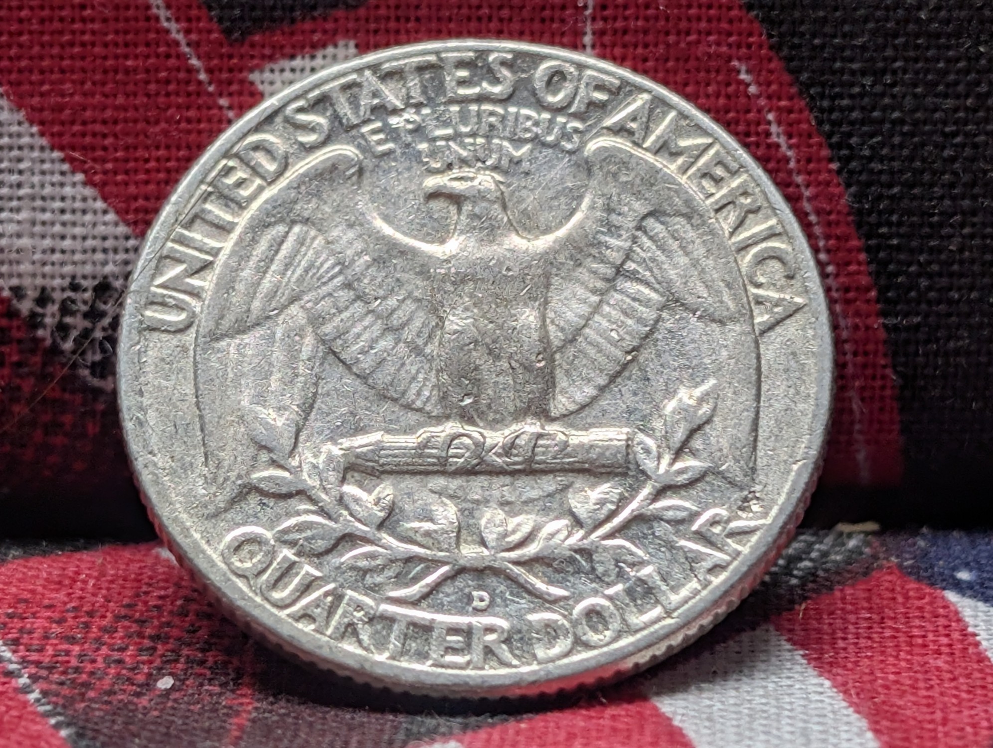1963-D Washington Quarter, 63 Years old, 90% Silver