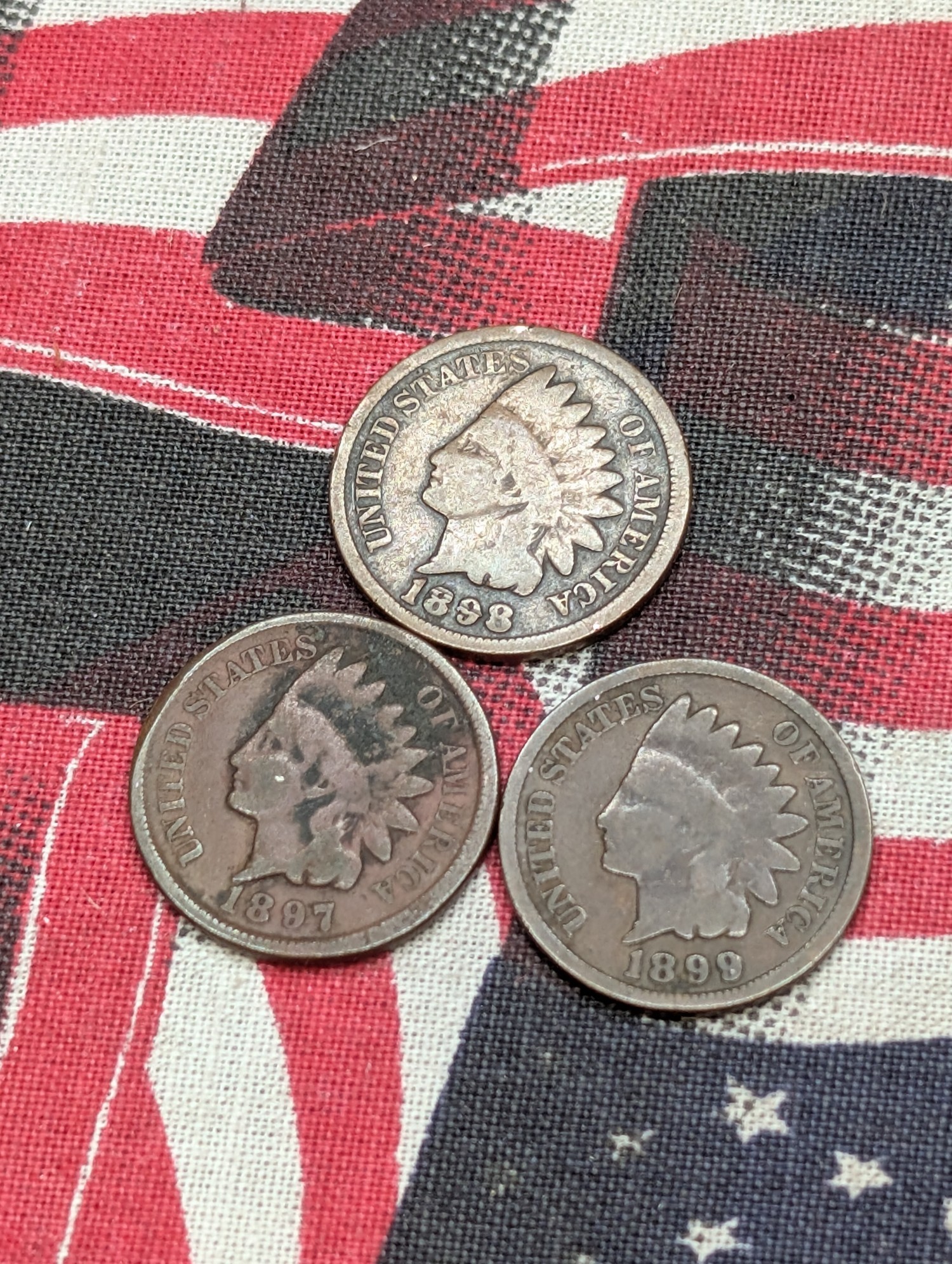 1891, 1892, 1893, 1897, 1898 & 1899 Indian Head Pennies - All Pre-1900 Dates!