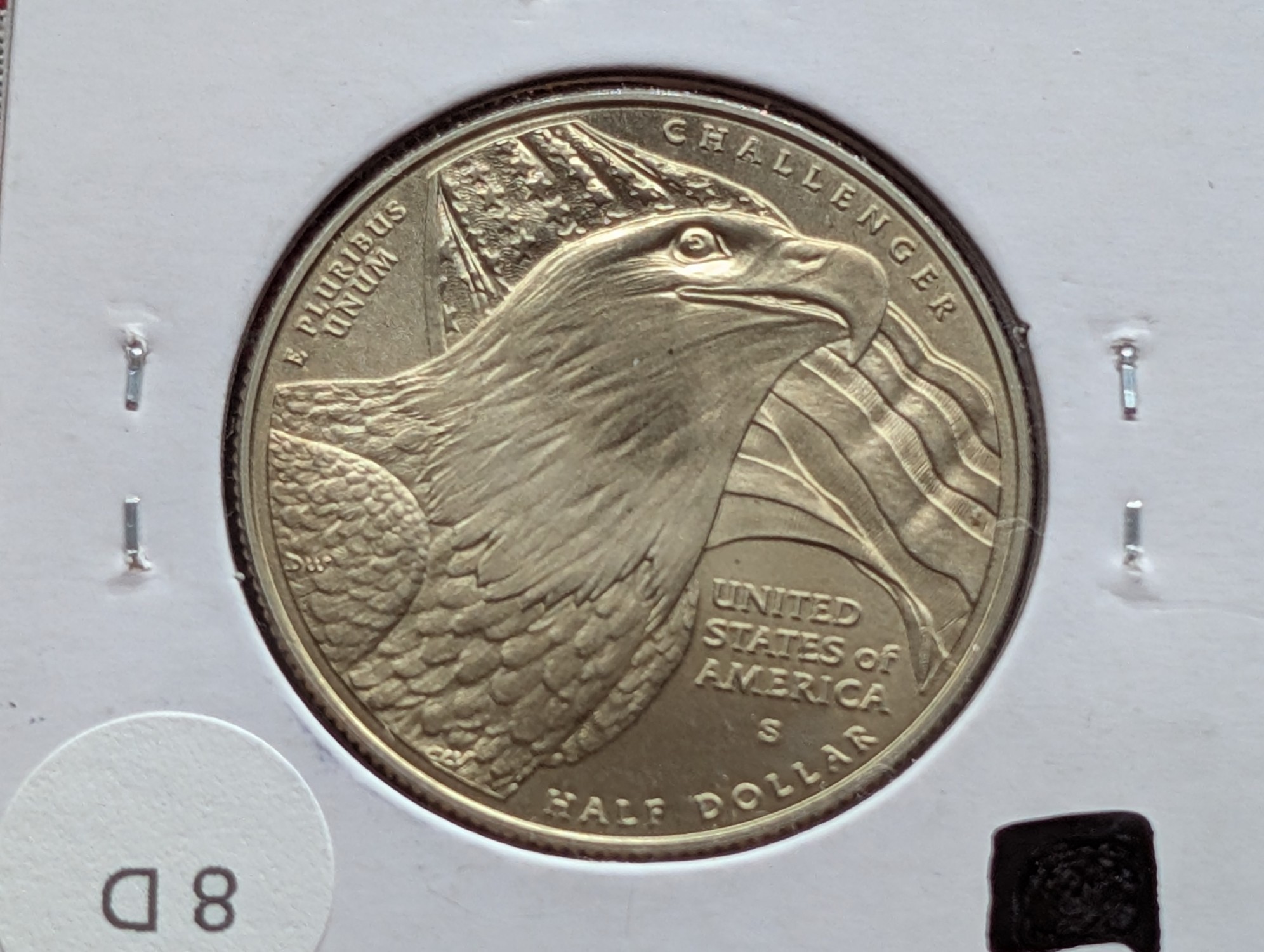 2008-S Proof Commemorative Bald Eagle Recovery Half Dollar - Low Mintage!