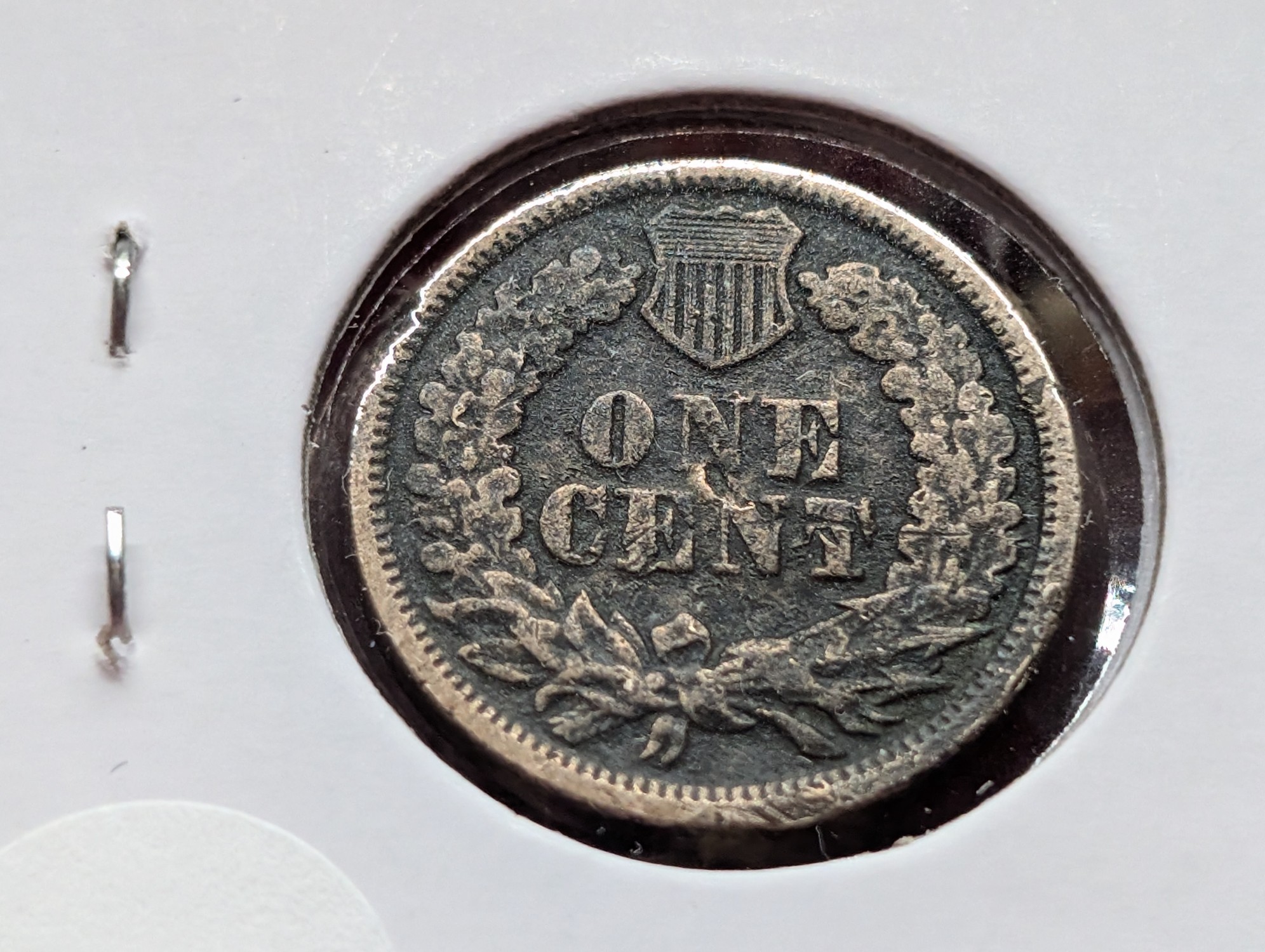 1863 Copper Nickel Indian Head Penny - Civil War Era!