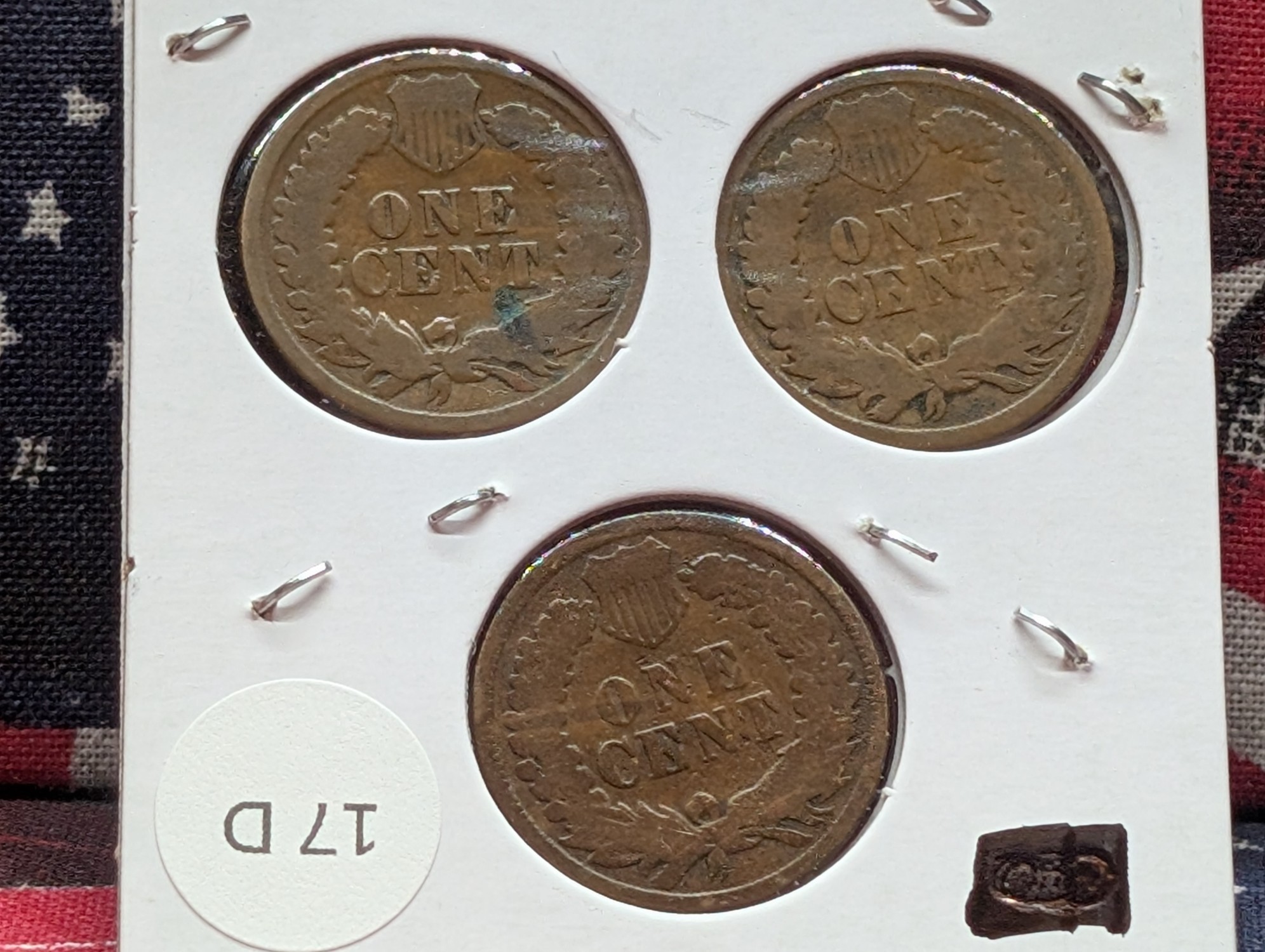 1880, 1881 & 1882 Indian Head Pennies