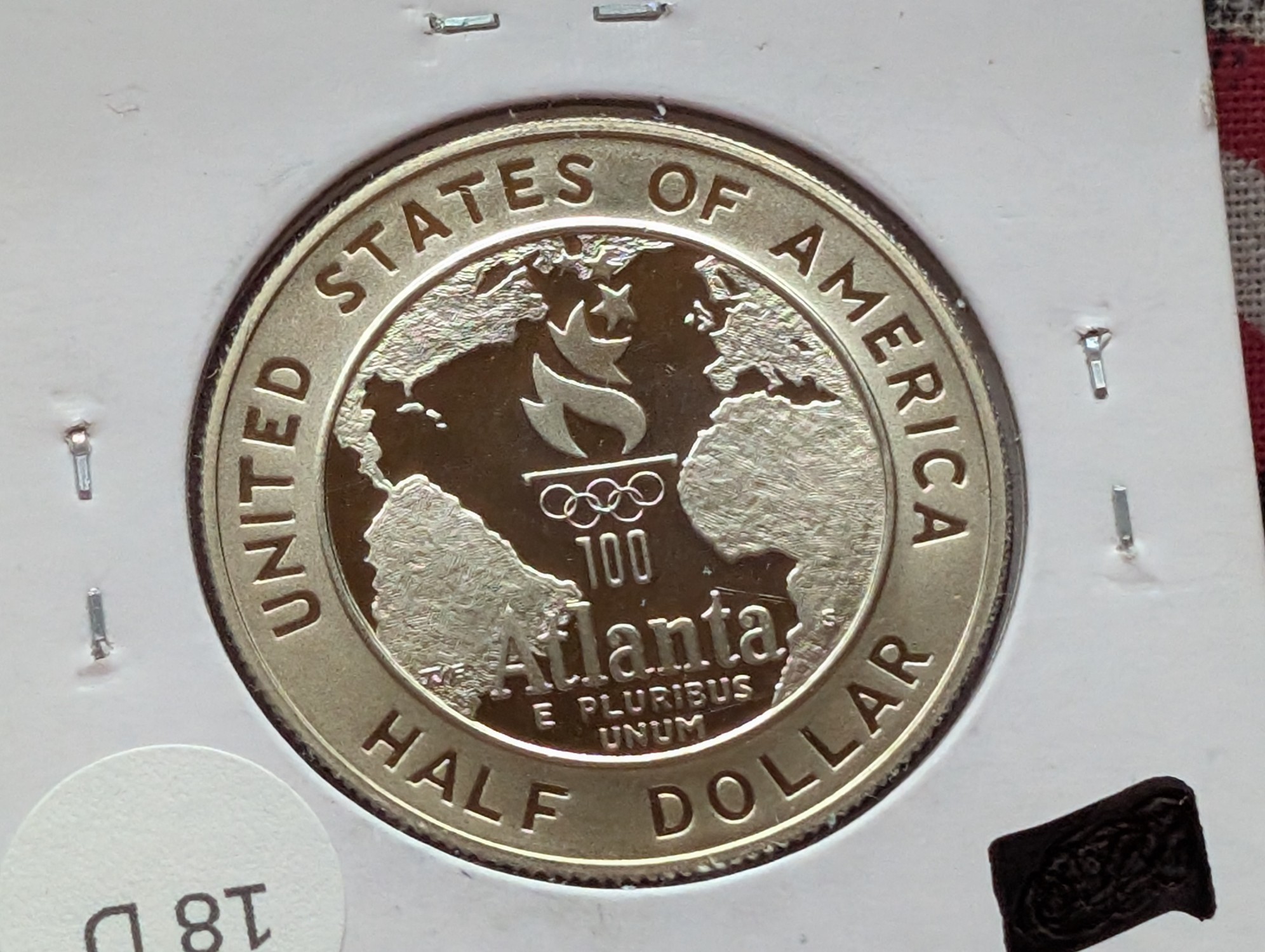 1995-S Proof Commemorative Atlanta Olympic Games Half Dollar - Low Mintage!