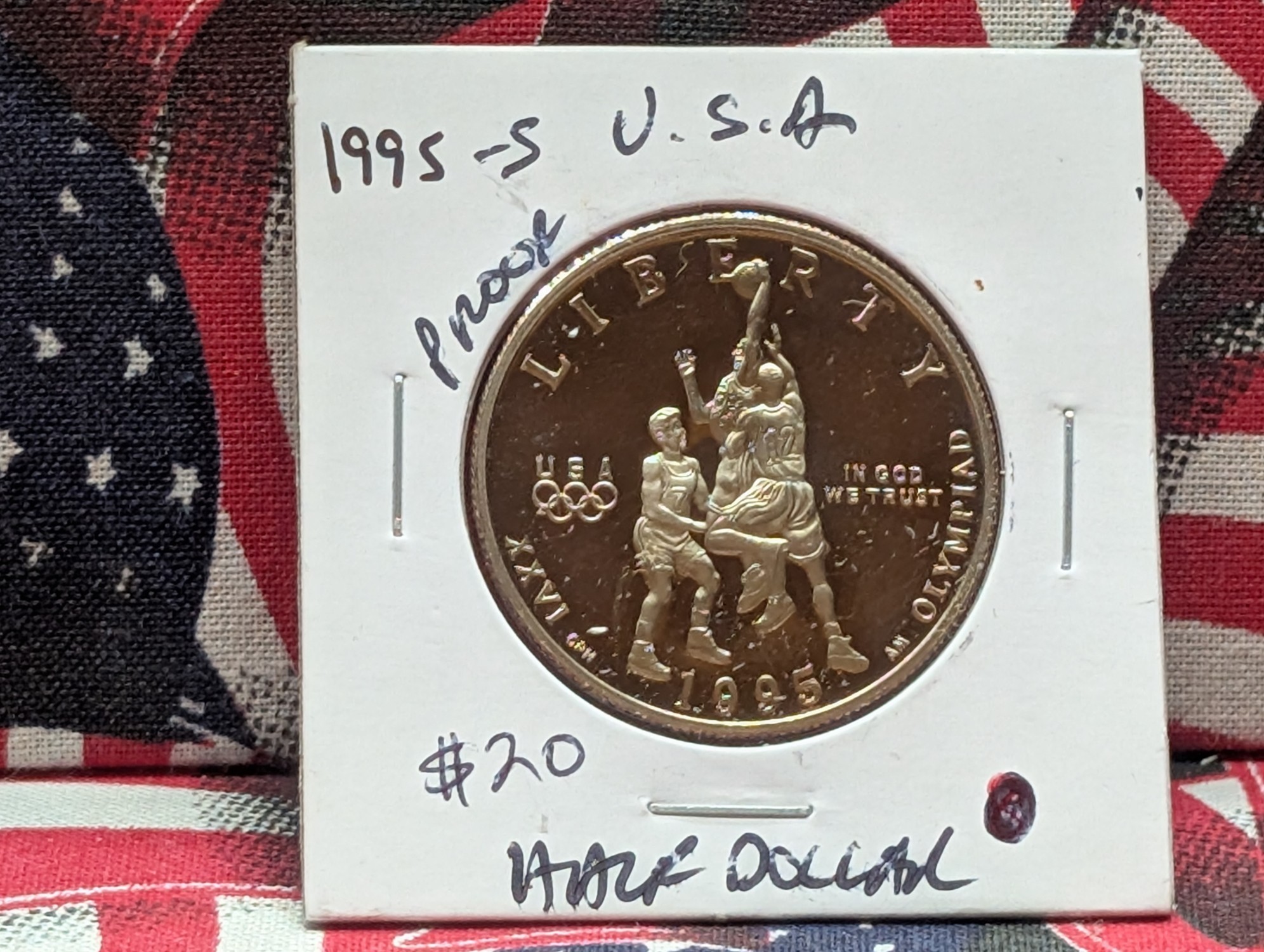 1995-S Proof Commemorative Atlanta Olympic Games Half Dollar - Low Mintage!