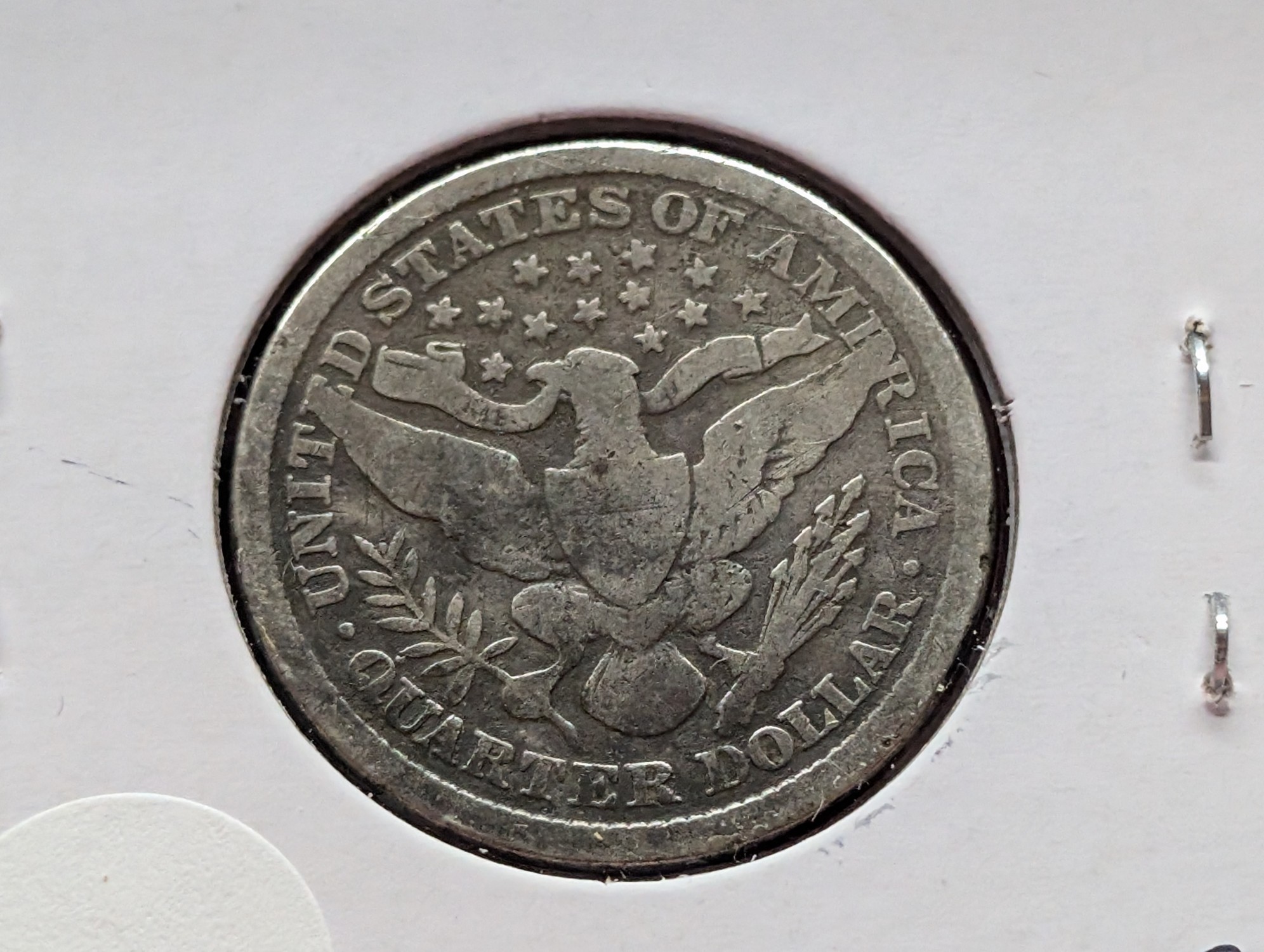 1897 90% Silver Barber Quarter