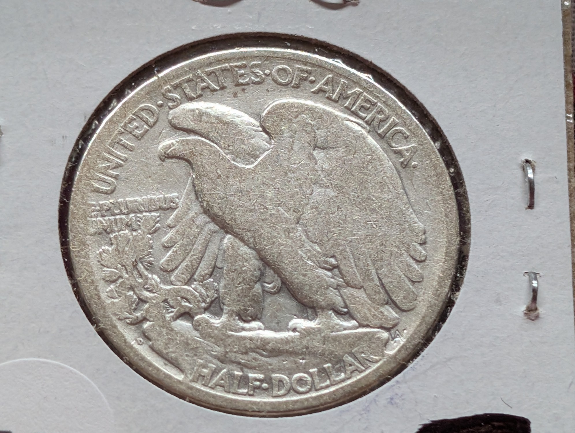 1918-D 90% Silver Walking Liberty Half Dollar