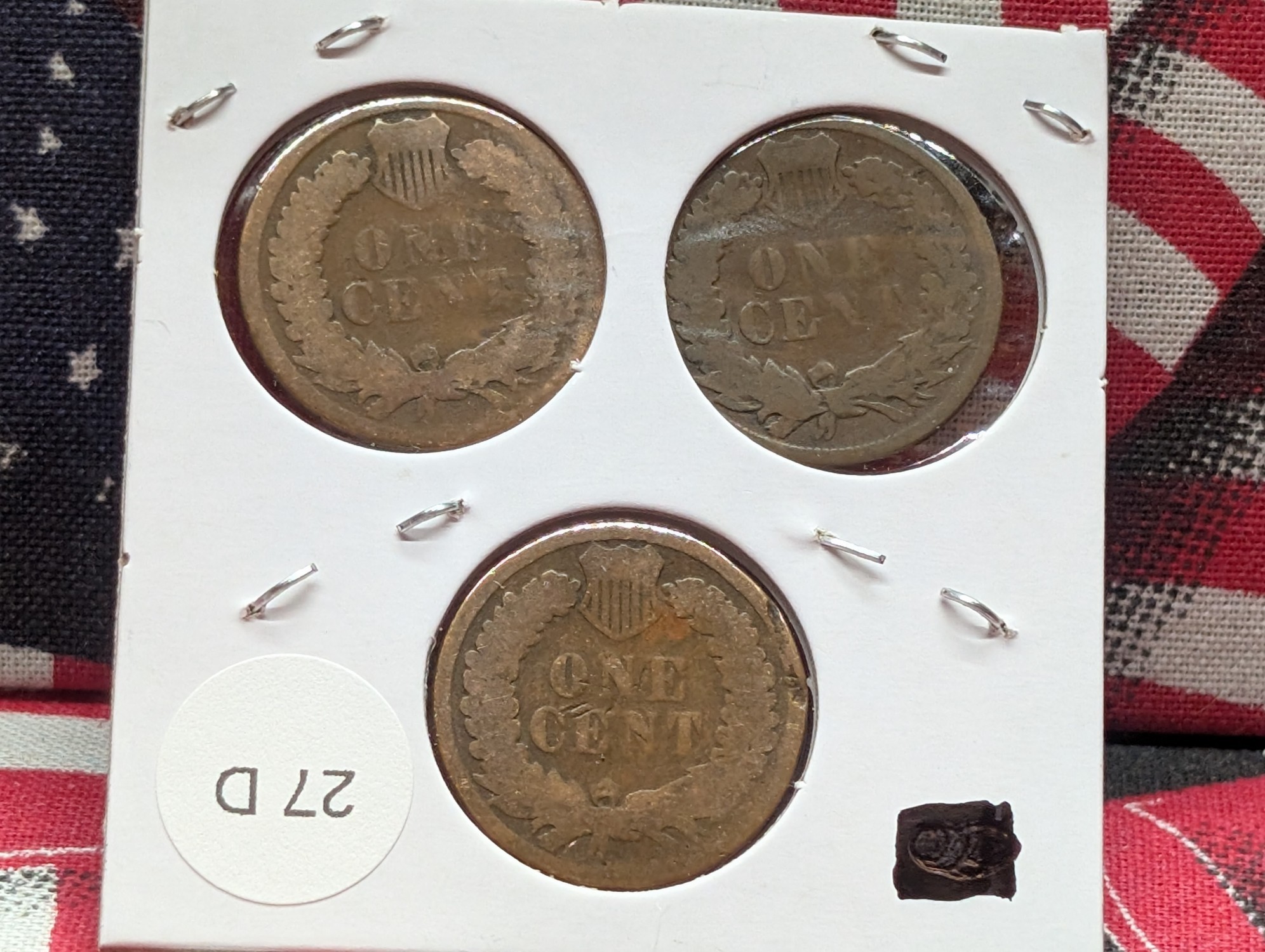 1881, 1882 & 1883 Indian Head Pennies