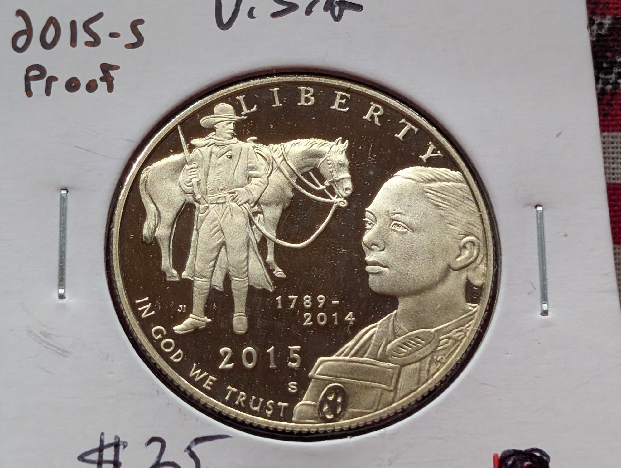 2015-S Proof Commemorative U.S. Marshals Service 225th Anniversary Half Dollar - Low Mintage!