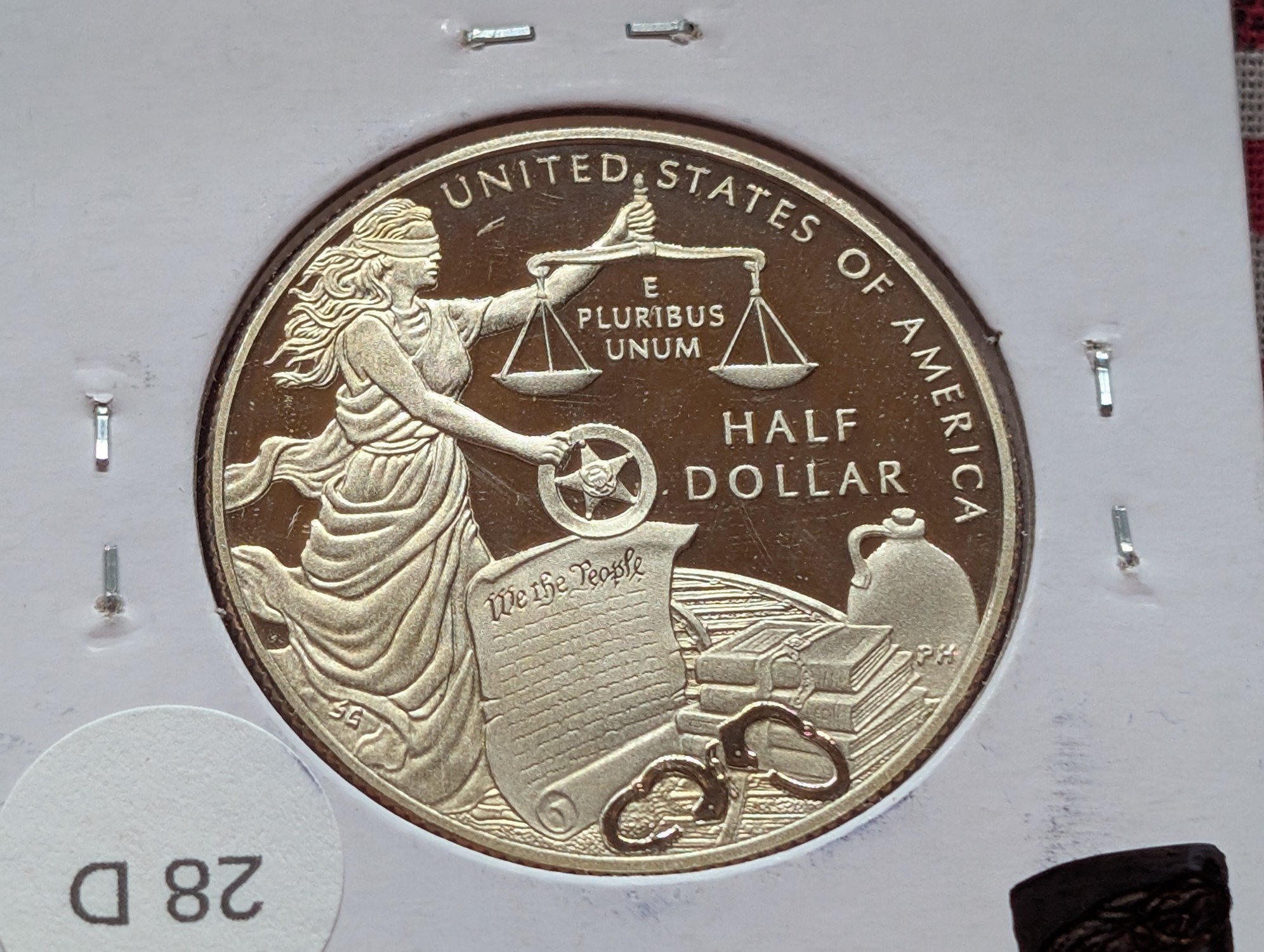 2015-S Proof Commemorative U.S. Marshals Service 225th Anniversary Half Dollar - Low Mintage!