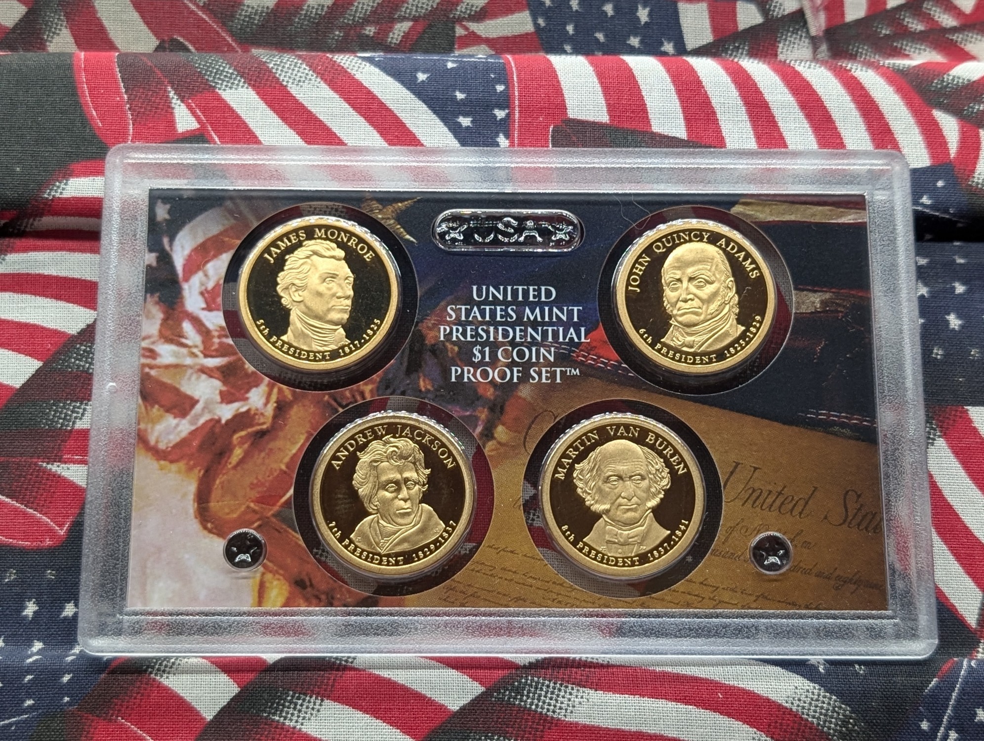 2008-S U.S. Mint Proof Set with State Quarters, Presidential Dollars and a Sacagawea Dollar in OGP w/ COA - Last Year for State Quarters!