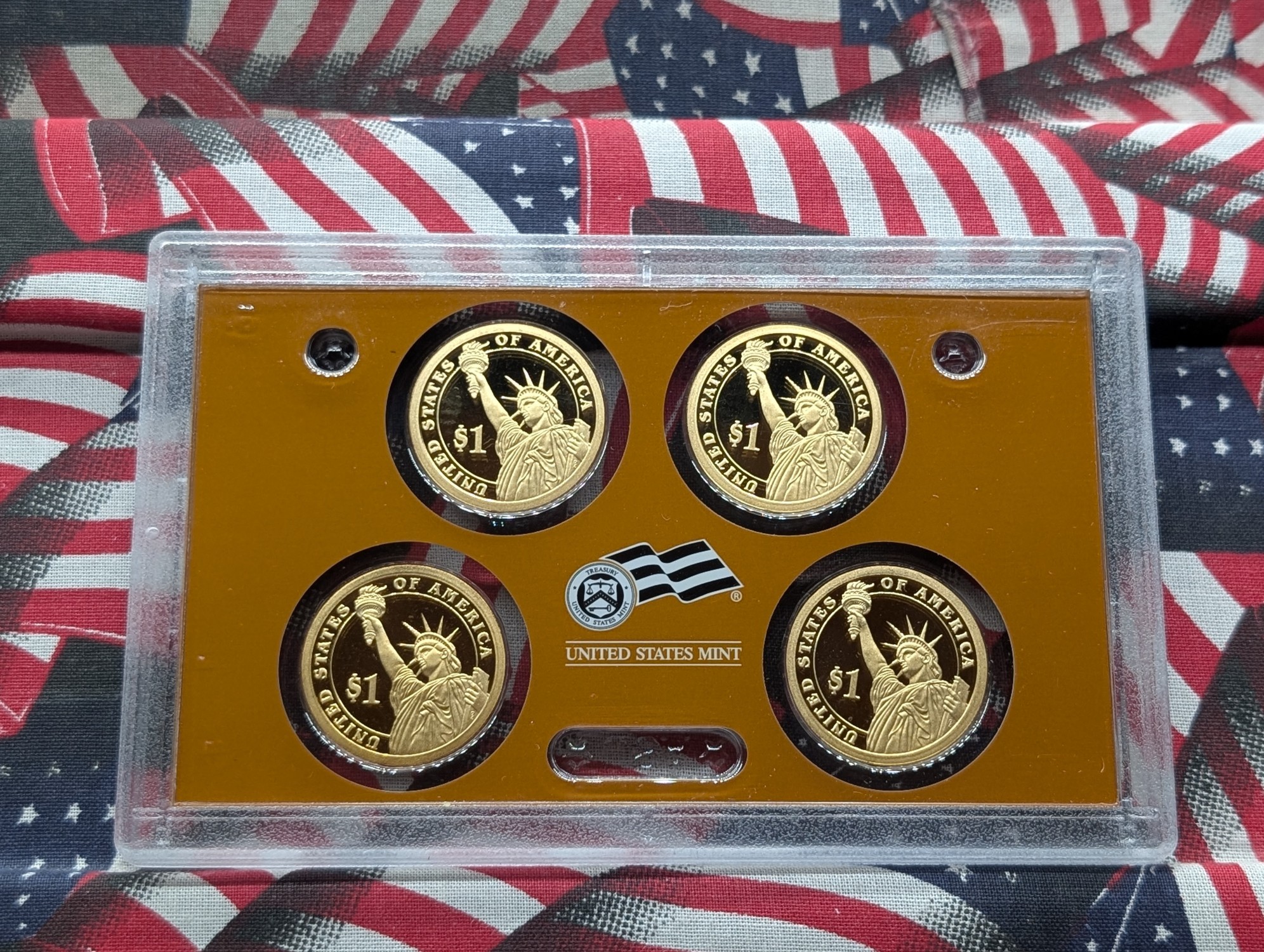 2008-S U.S. Mint Proof Set with State Quarters, Presidential Dollars and a Sacagawea Dollar in OGP w/ COA - Last Year for State Quarters!