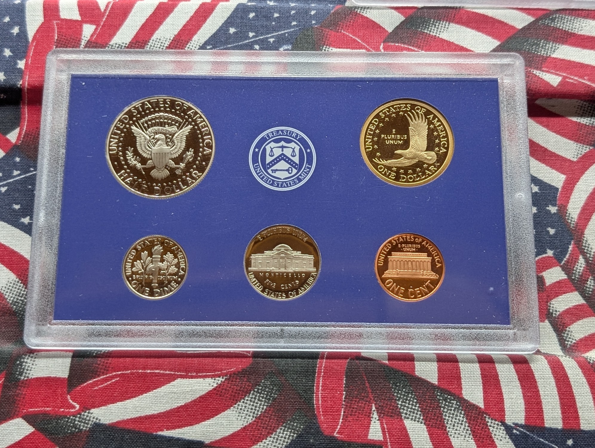 2008-S U.S. Mint Proof Set with State Quarters, Presidential Dollars and a Sacagawea Dollar in OGP w/ COA - Last Year for State Quarters!