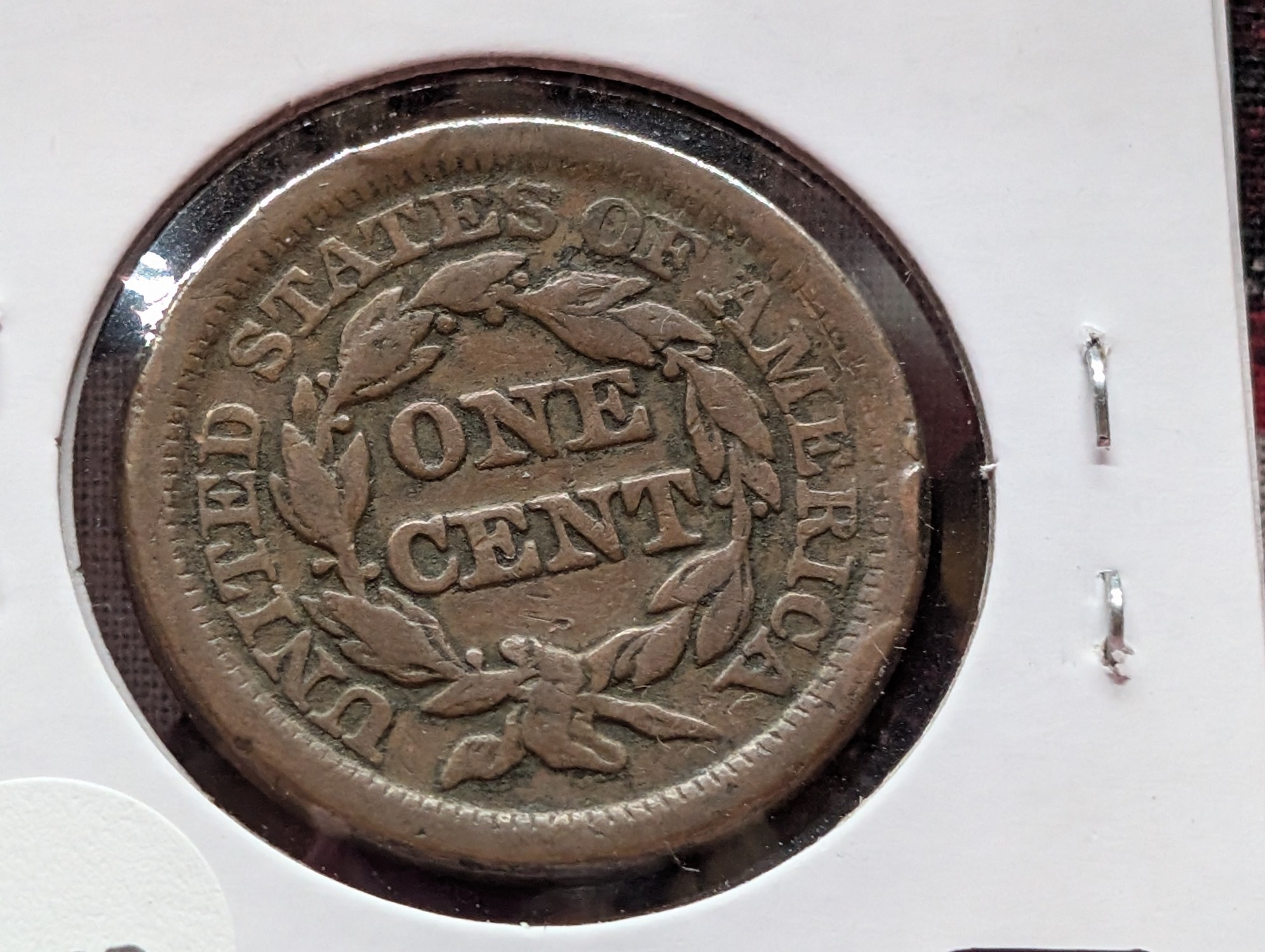 1853 Braided Hair Liberty Head Large Cent - 173 Years Old!
