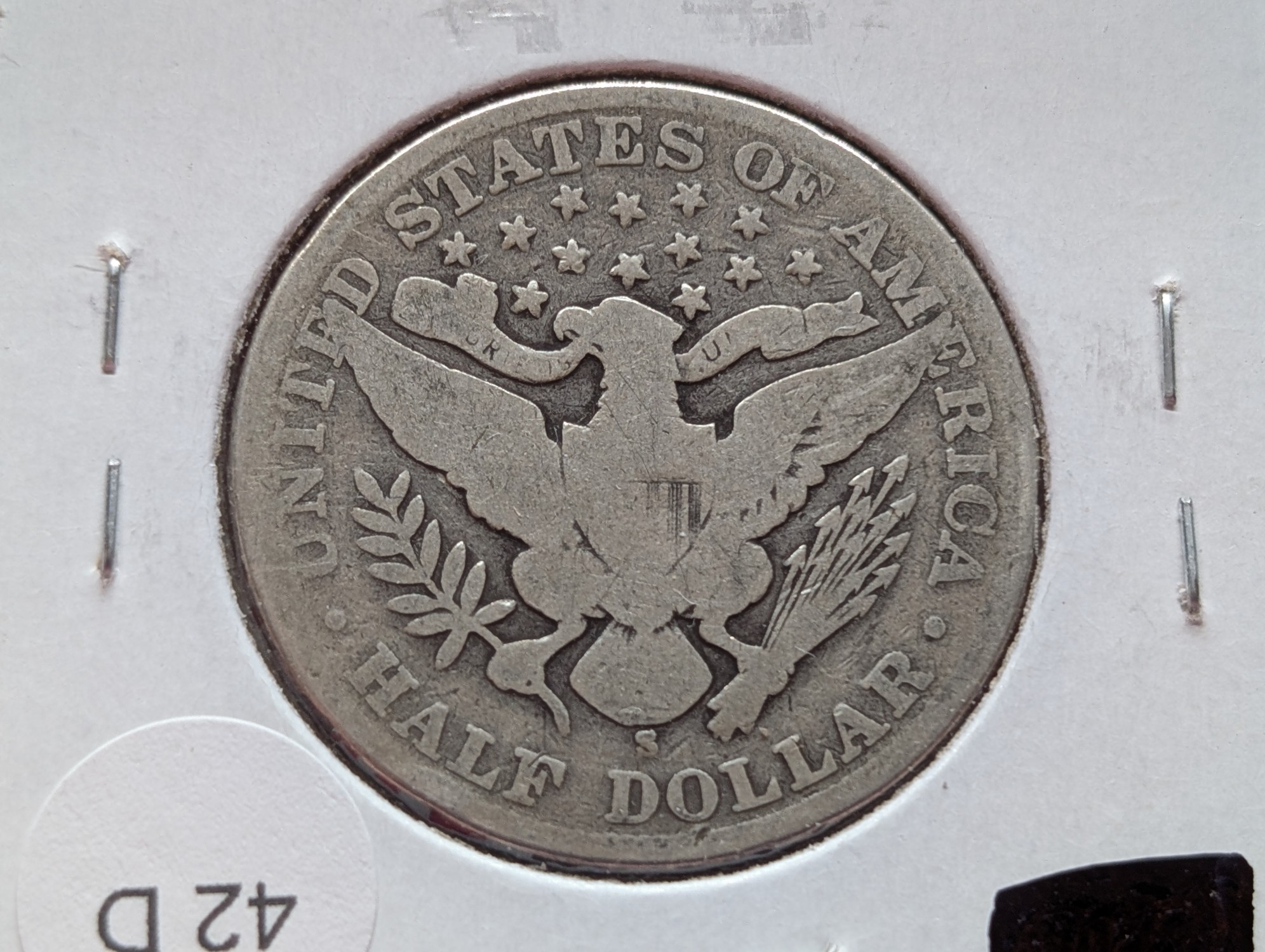 1903-S 90% Silver Barber Half Dollar