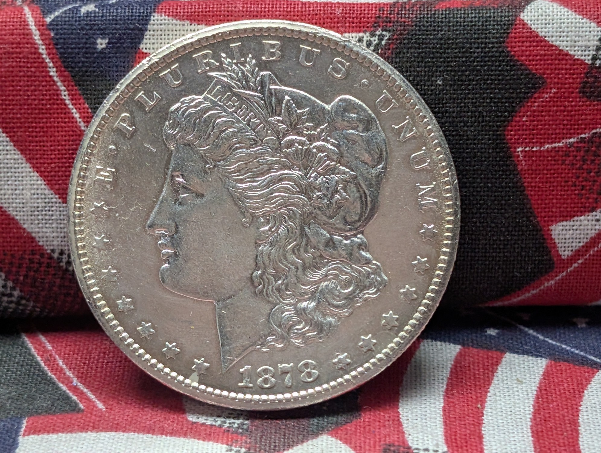 1878-CC Morgan 90% Silver Dollar