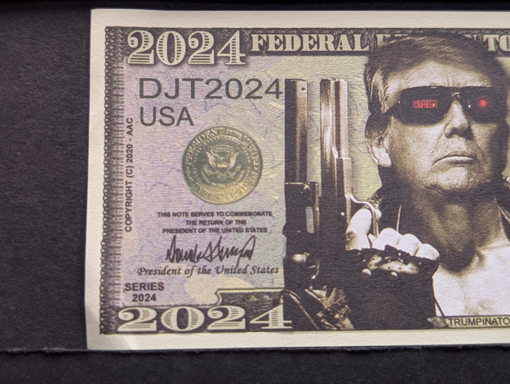 2024 Donald Trump Novelty Collectibles - Donald Trump Notes & Coins/Rounds - No Melt/Face Value