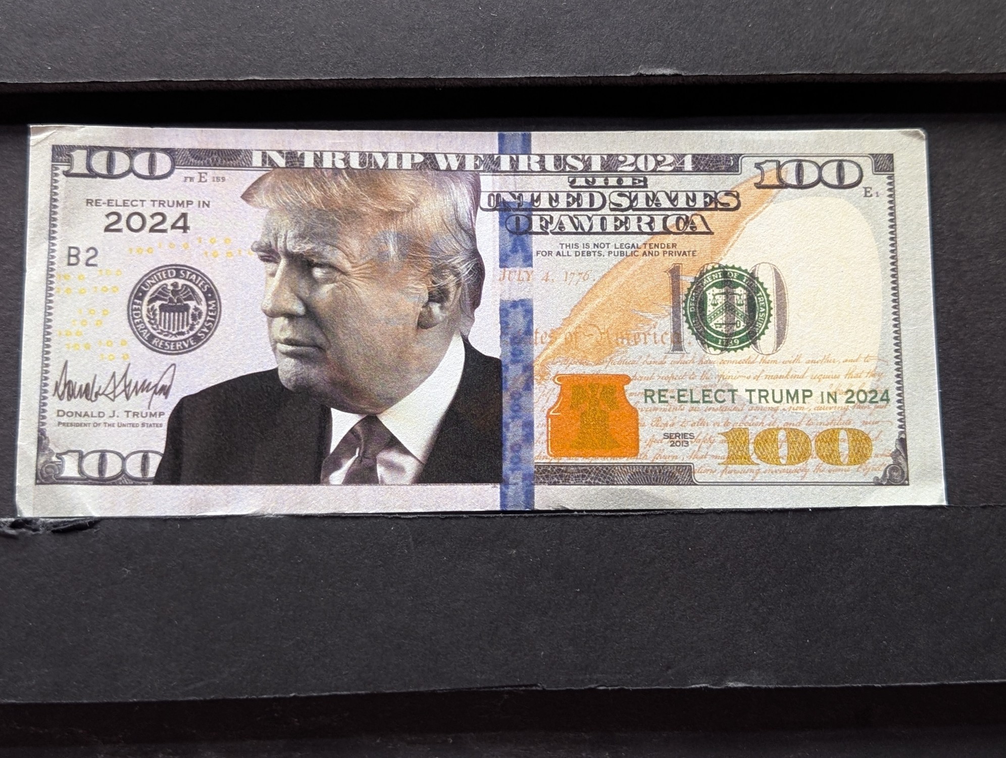 2024 Donald Trump Novelty Collectibles - Donald Trump Notes & Coins/Rounds - No Melt/Face Value