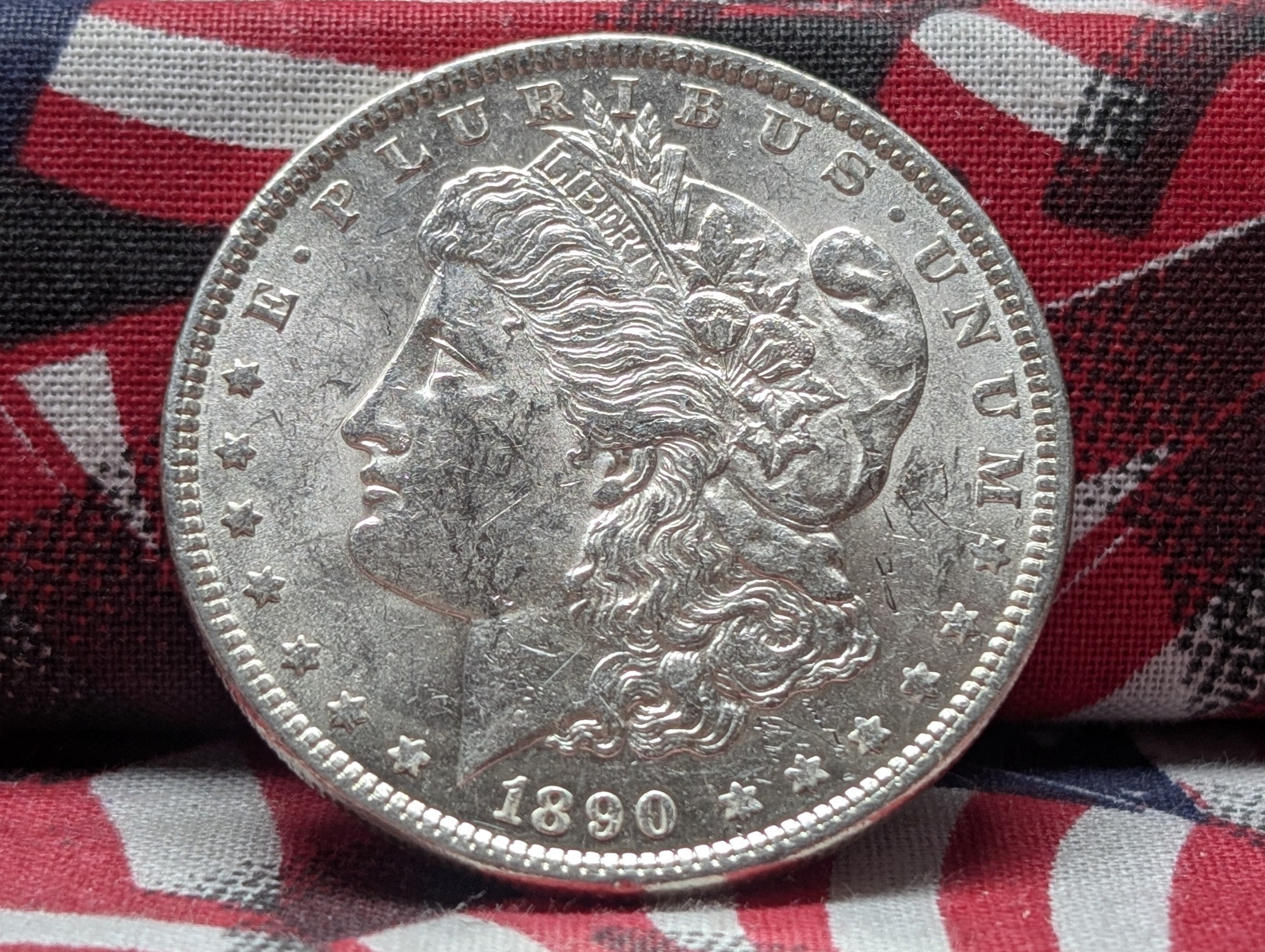 1890 Morgan Dollar - High Grade UNC - 90% Silver