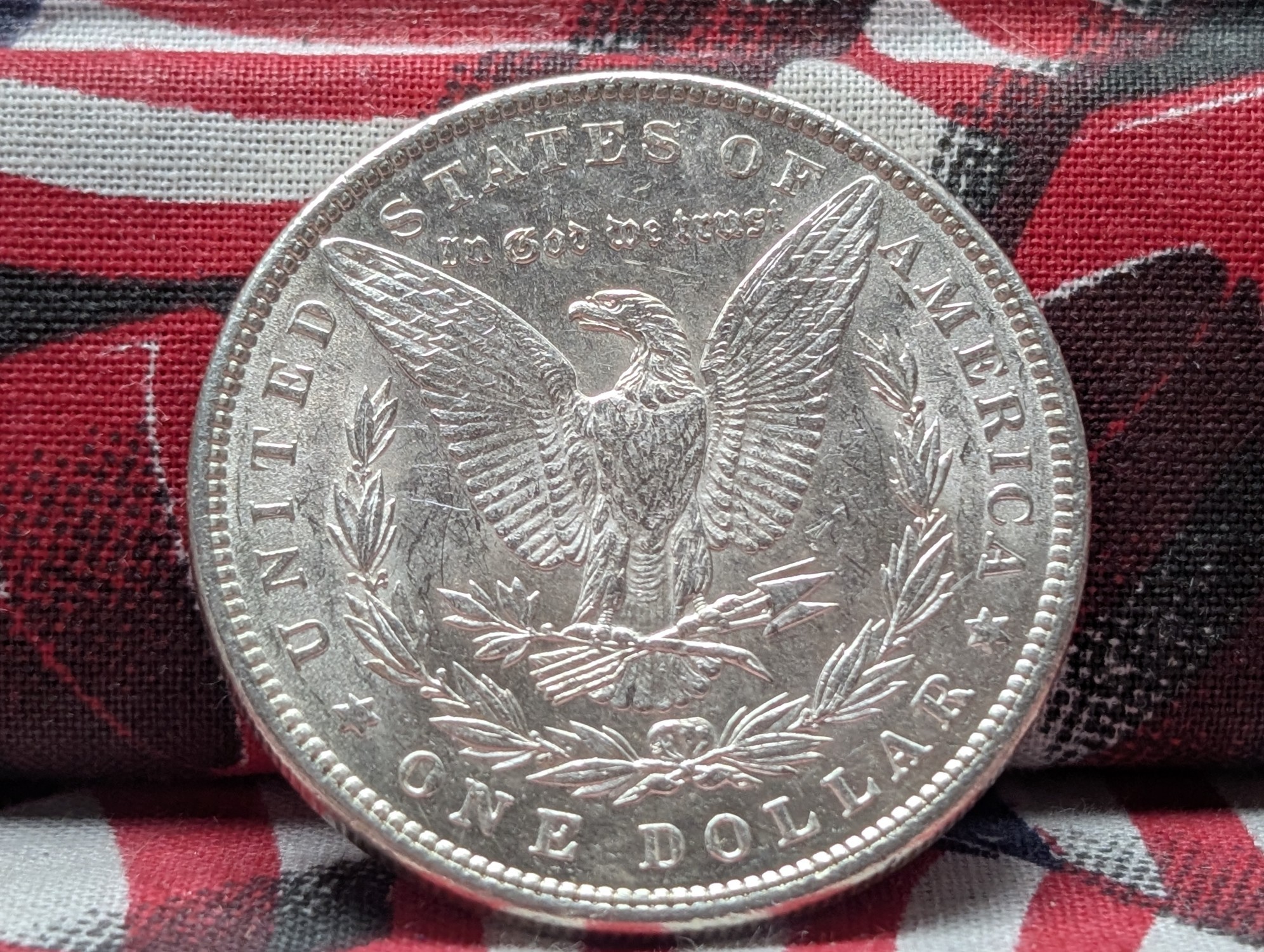 1890 Morgan Dollar - High Grade UNC - 90% Silver